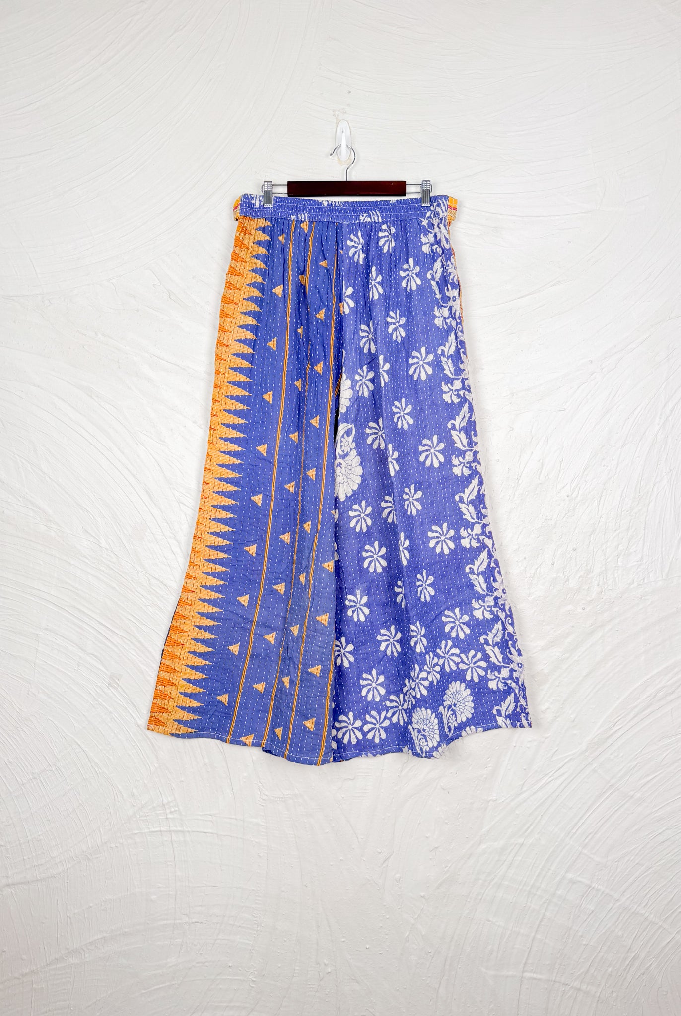 Kantha patchwork pants - Love Protect Sustain