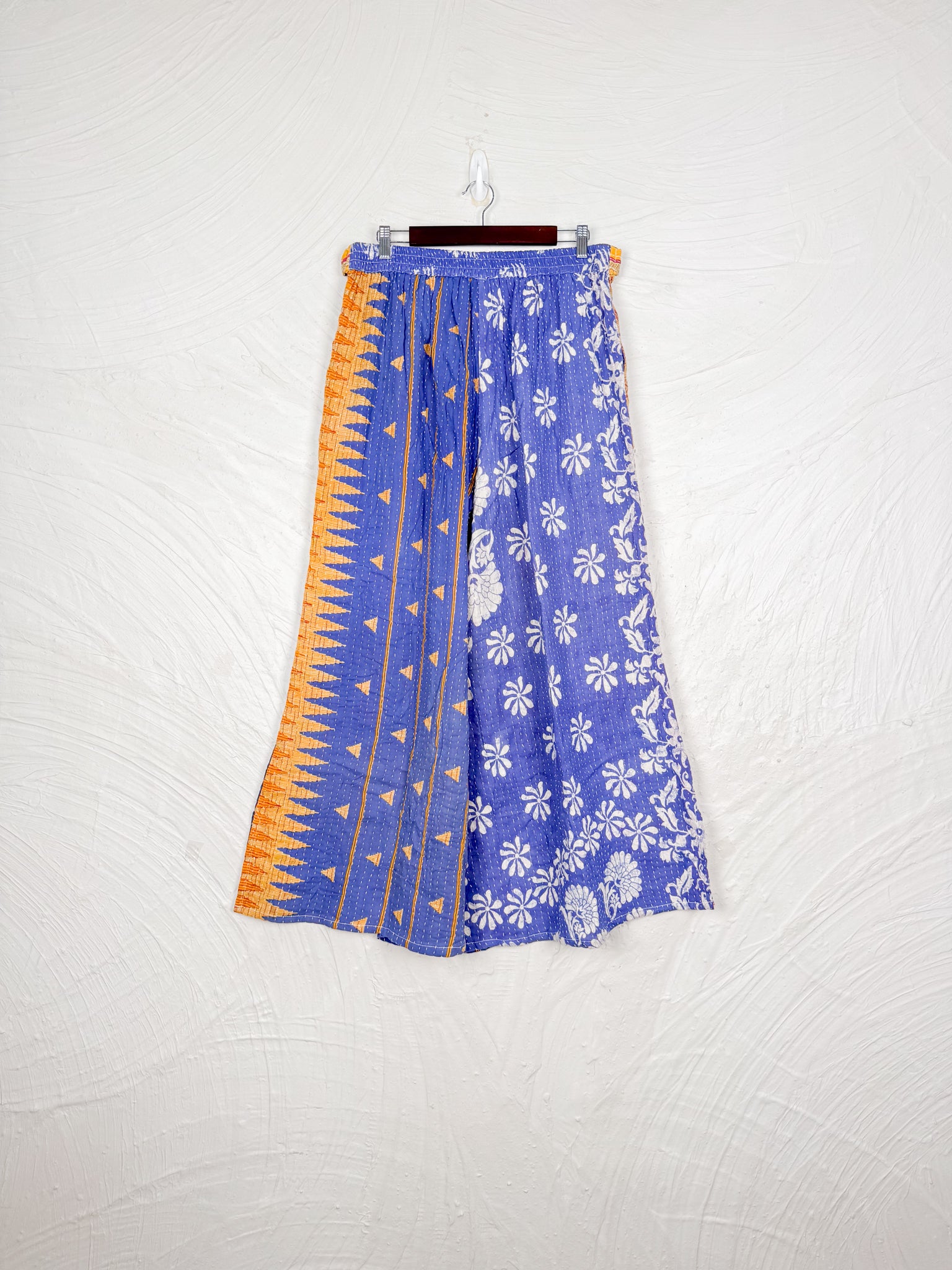 Kantha patchwork pants - Love Protect Sustain