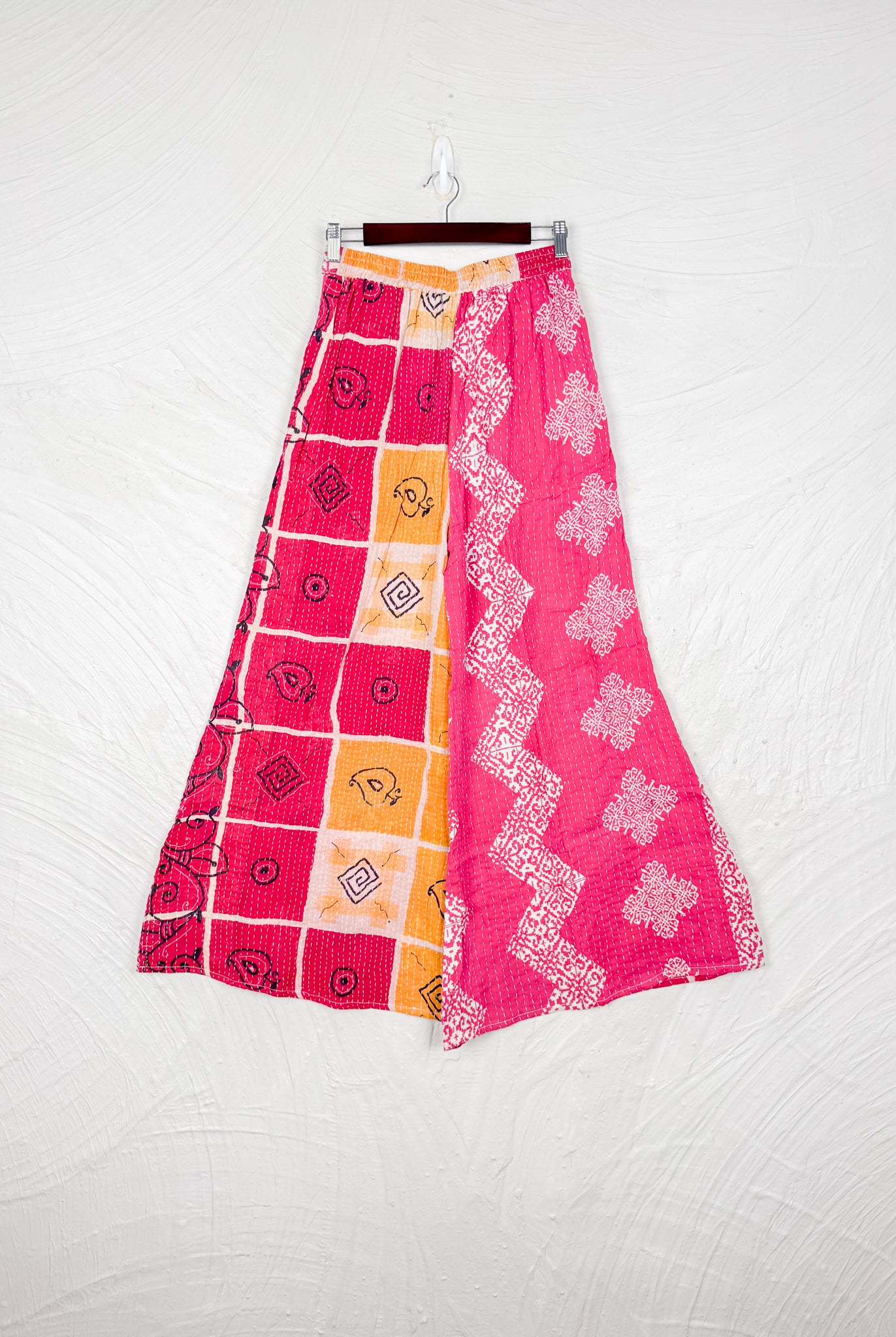 Kantha patchwork pants - Love Protect Sustain