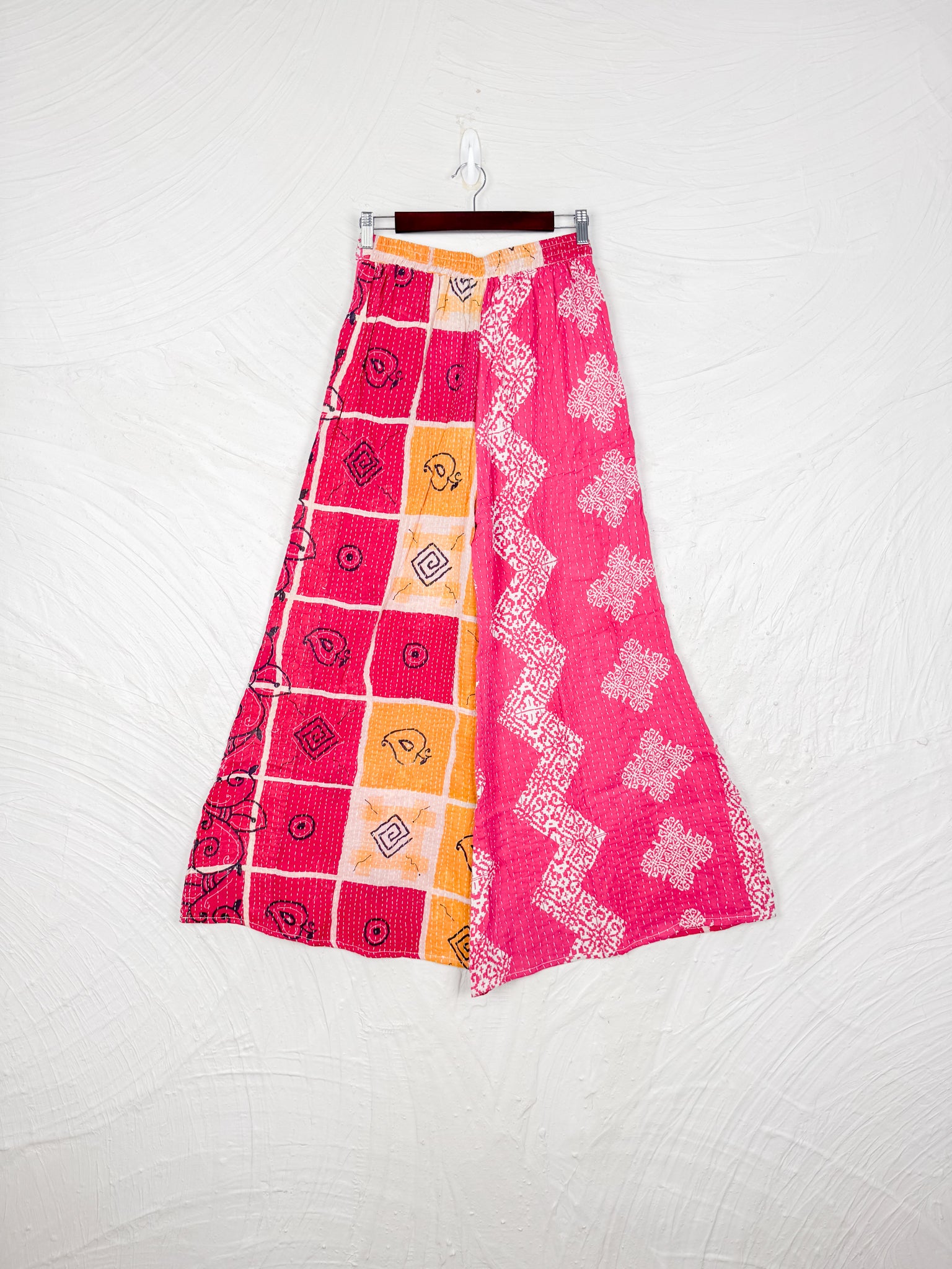 Kantha patchwork pants - Love Protect Sustain