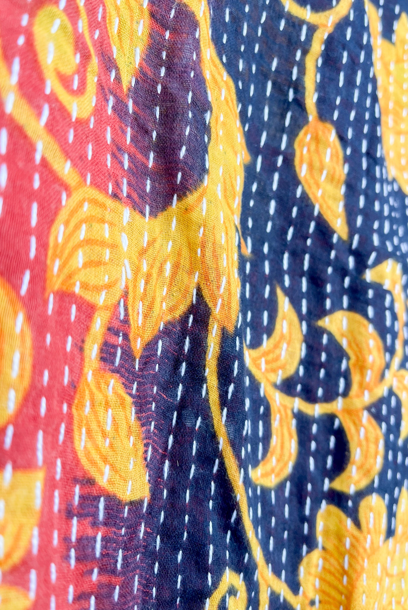 Kantha patchwork pants - Love Protect Sustain