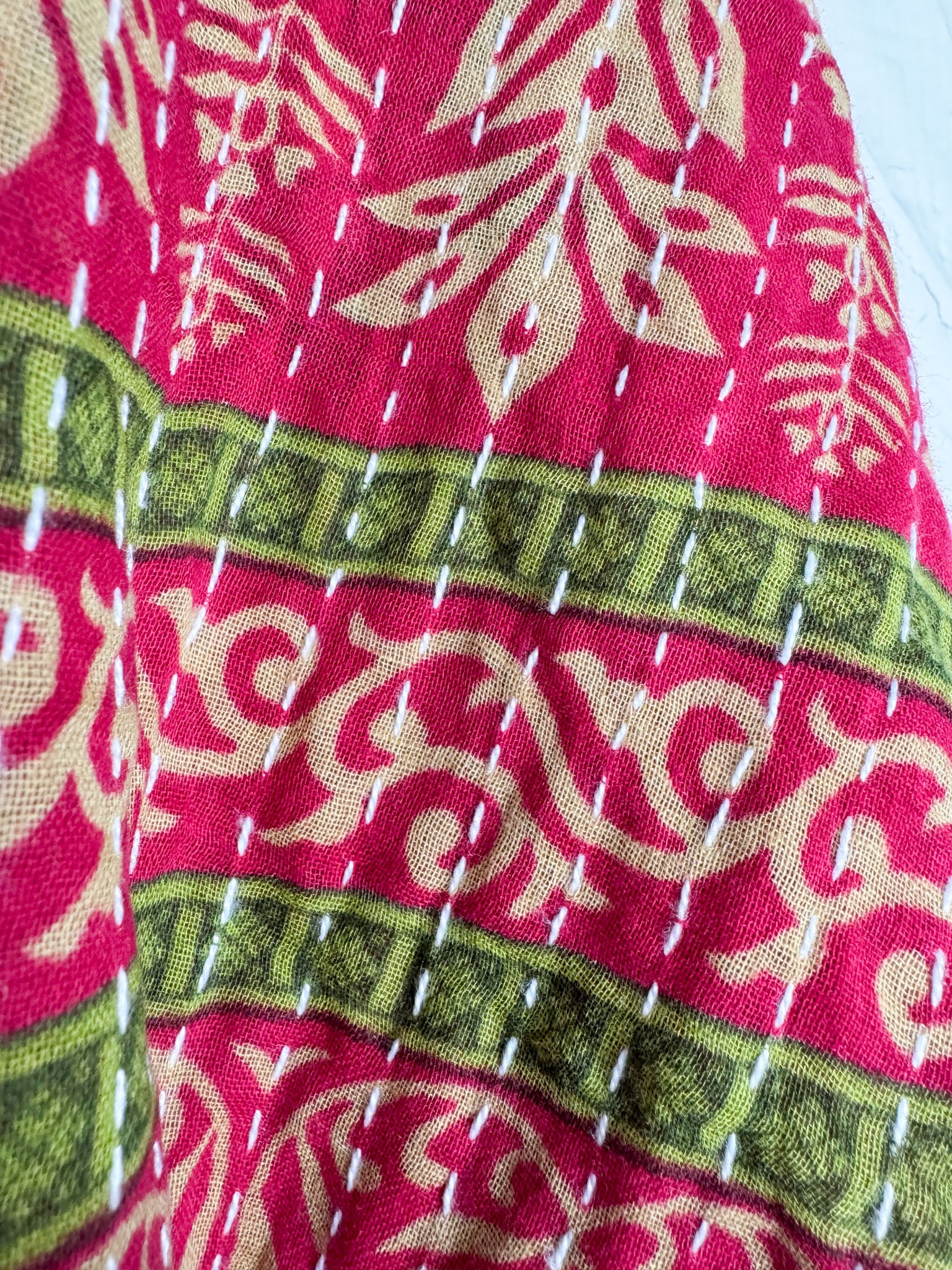 Kantha print free size lounge wear - Love Protect Sustain