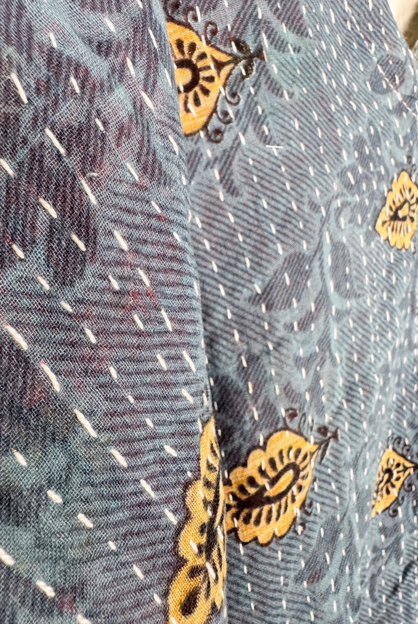 Kantha print free size loungewear - Love Protect Sustain