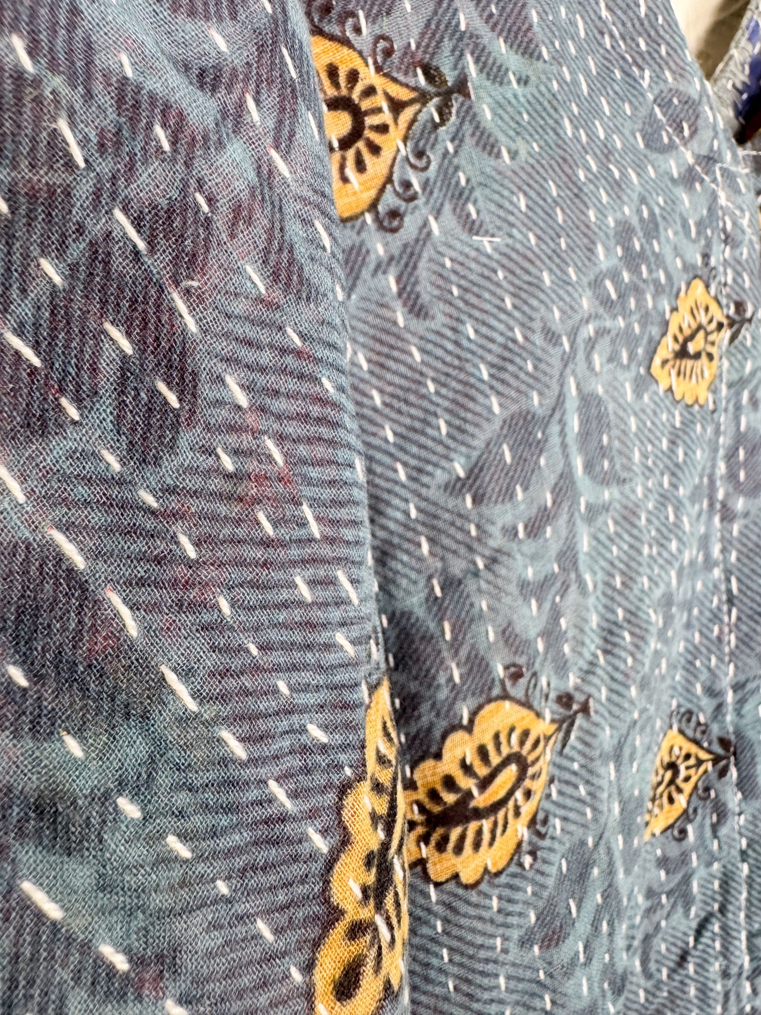 Kantha print free size loungewear - Love Protect Sustain