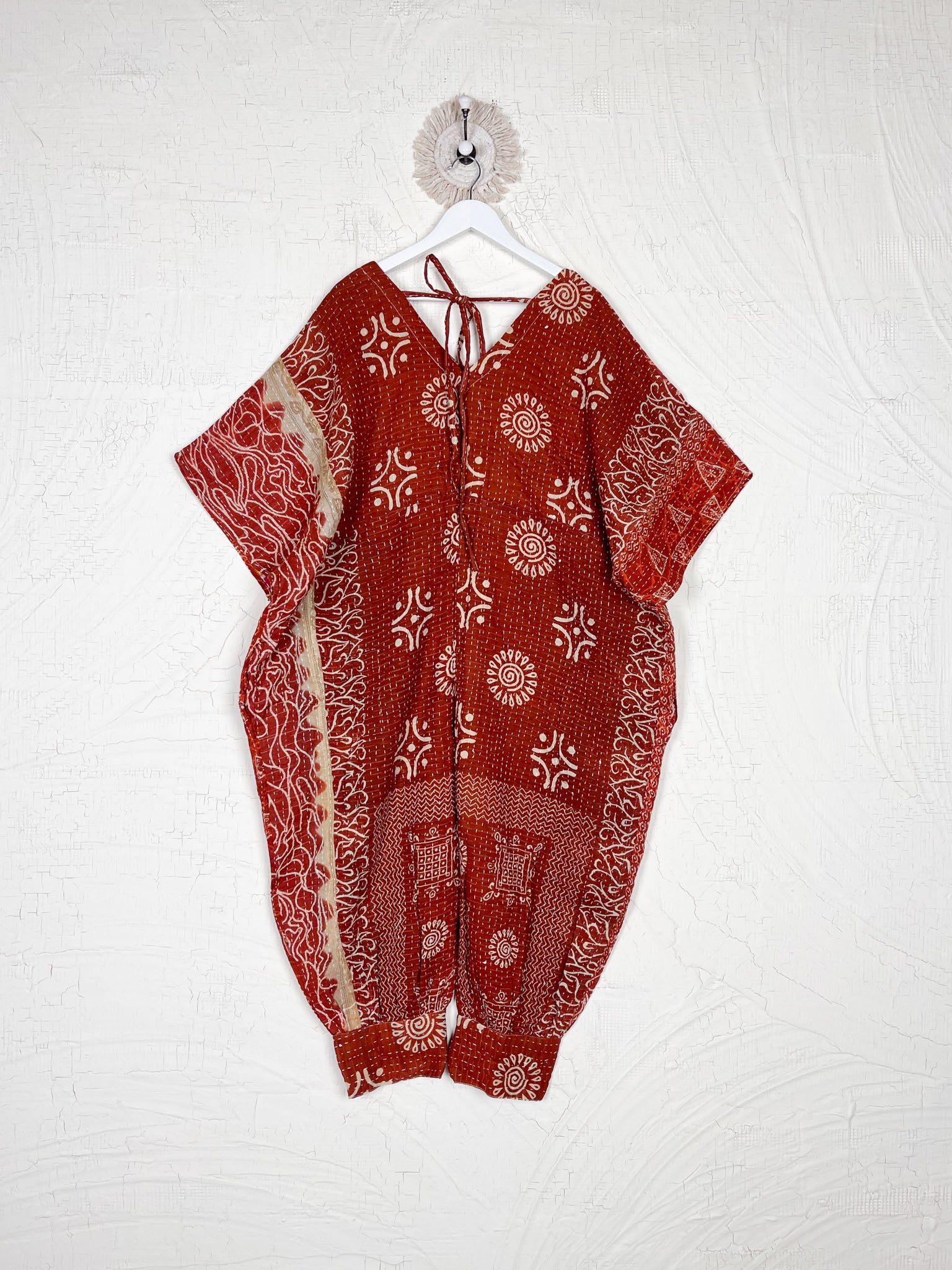 Kantha print free size lounge wear - Love Protect Sustain