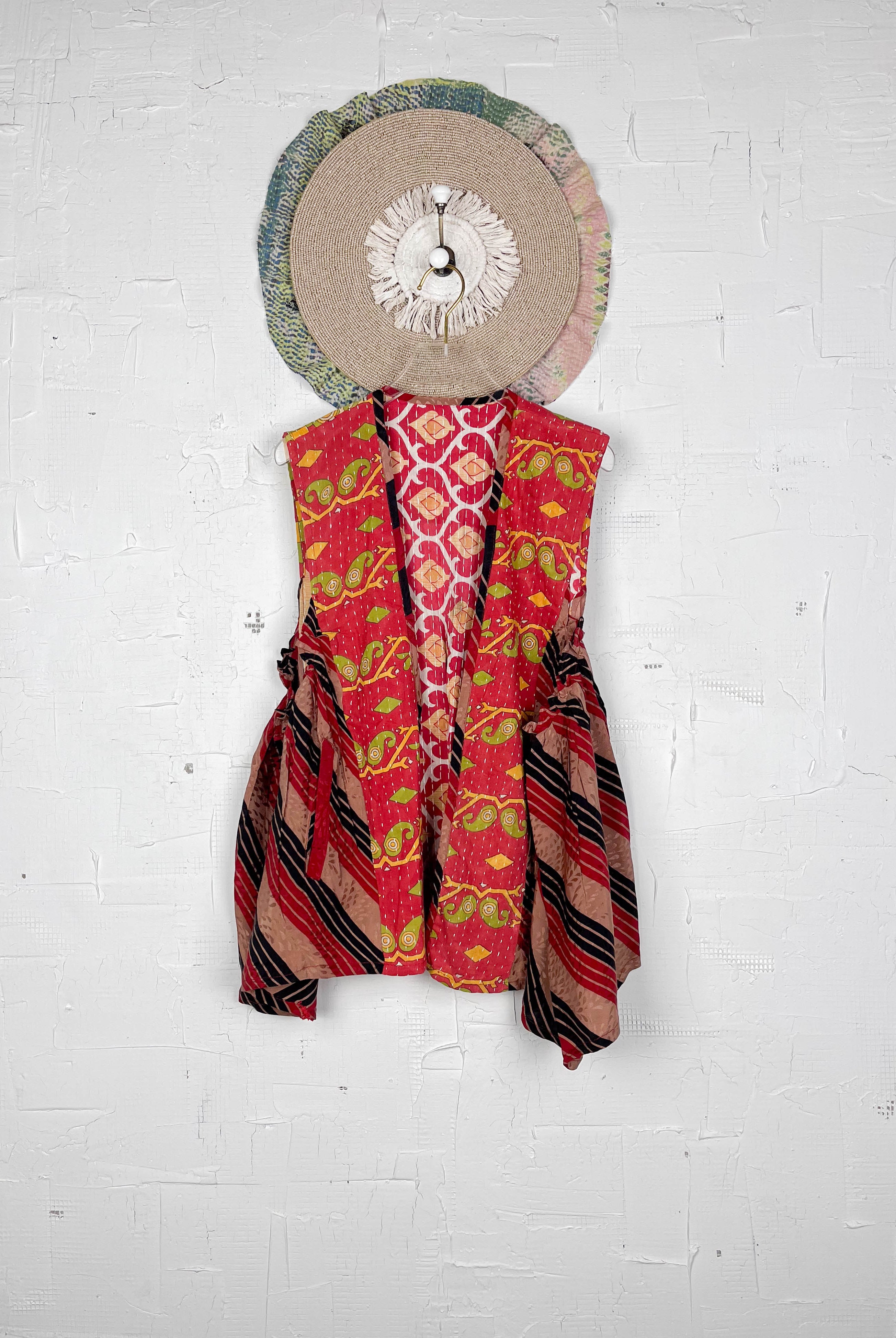 Kantha silk top - Love Protect Sustain