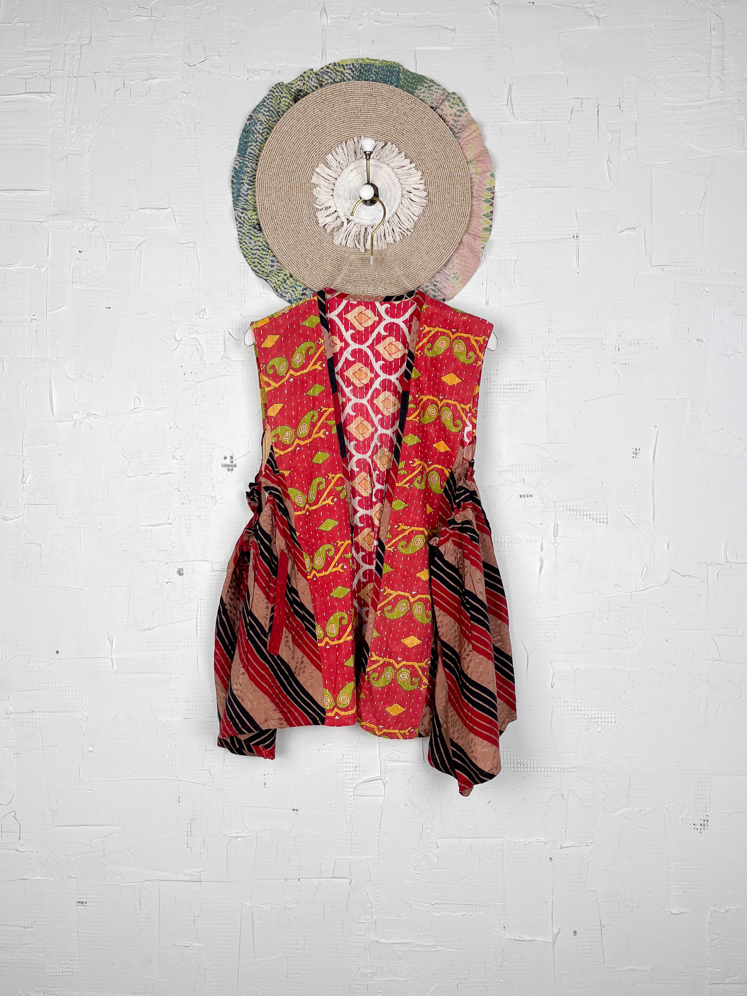 Kantha silk top - Love Protect Sustain