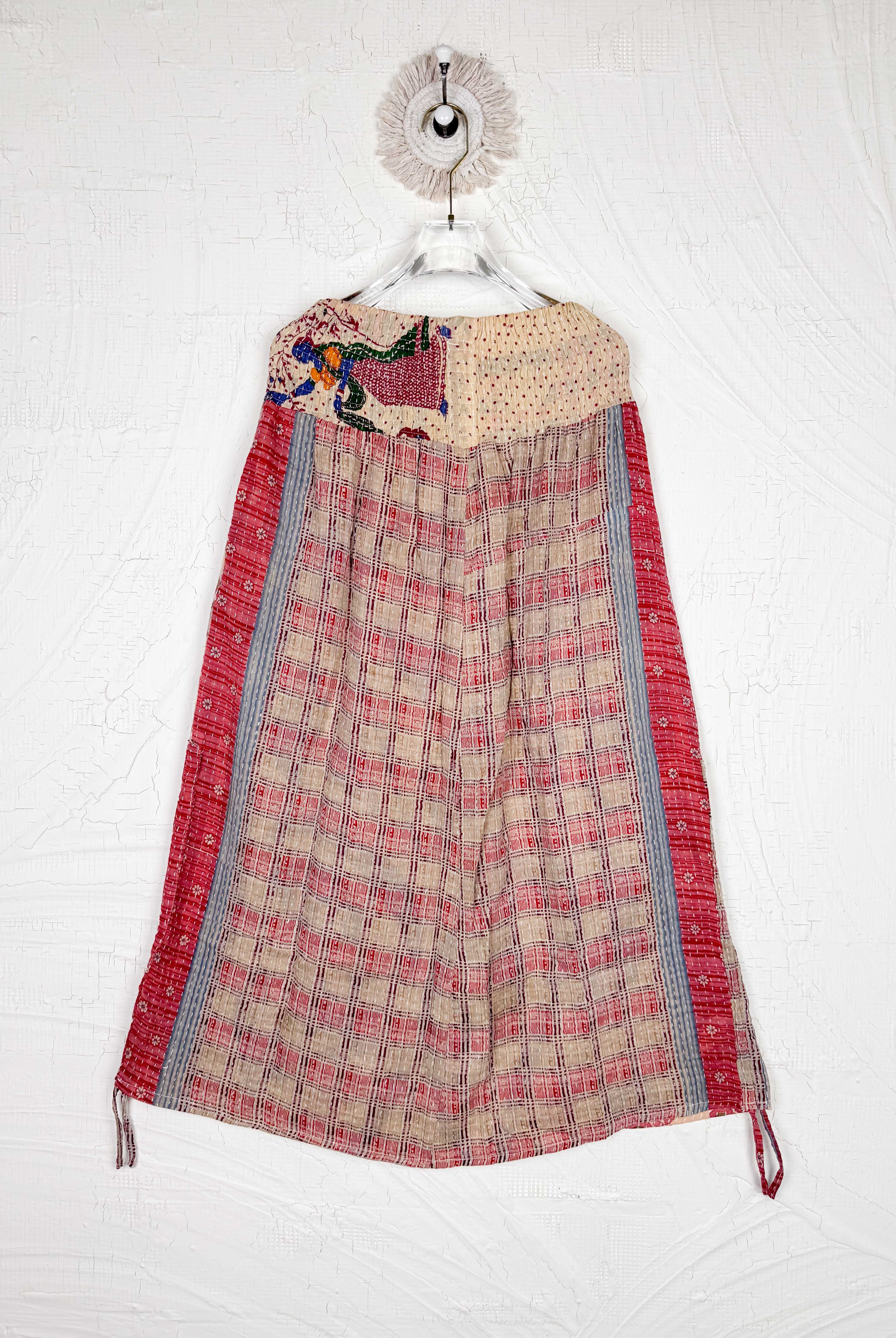 Kantha skirt online - Love Protect Sustain