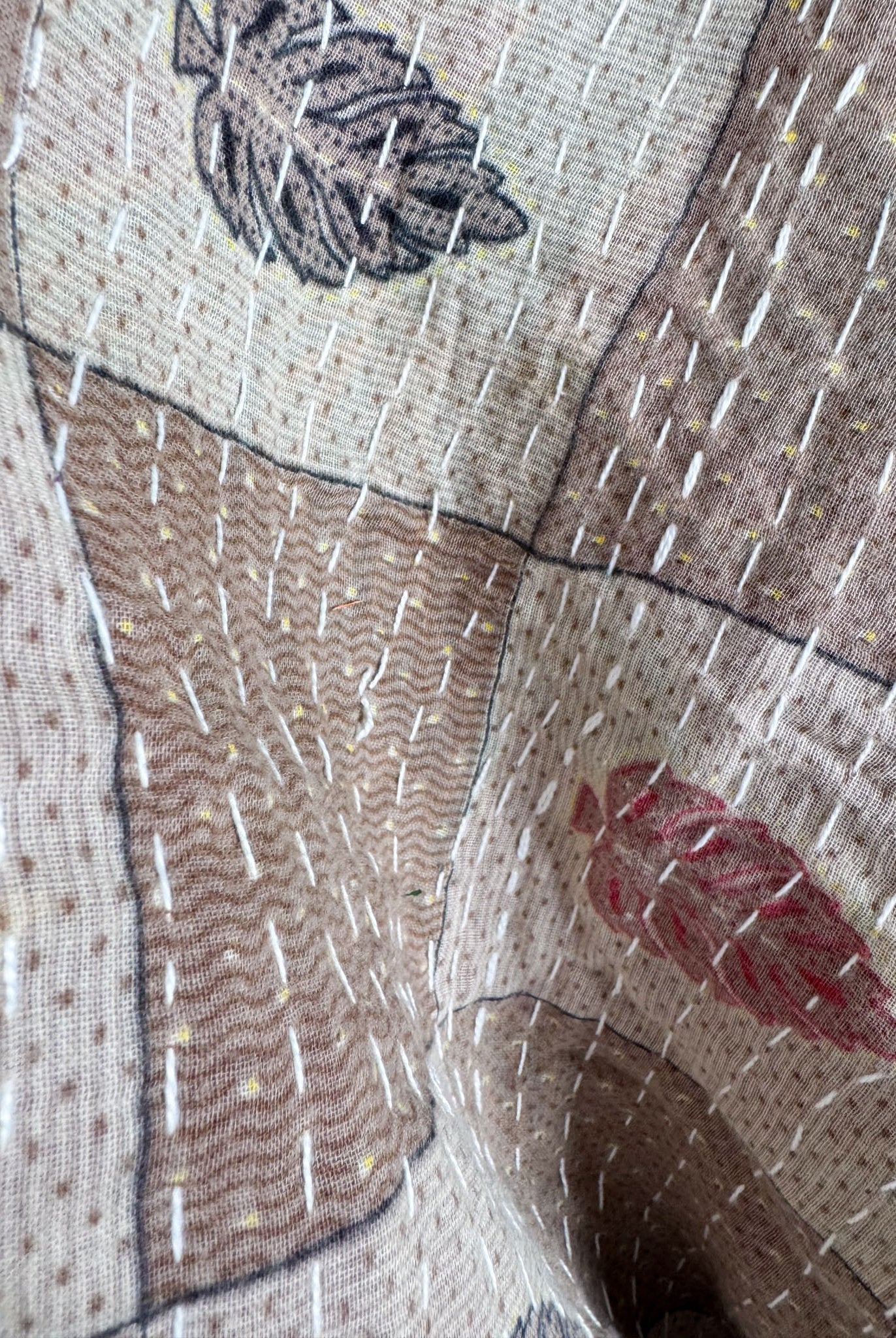 Kantha stitch clothing - Love Protect Sustain