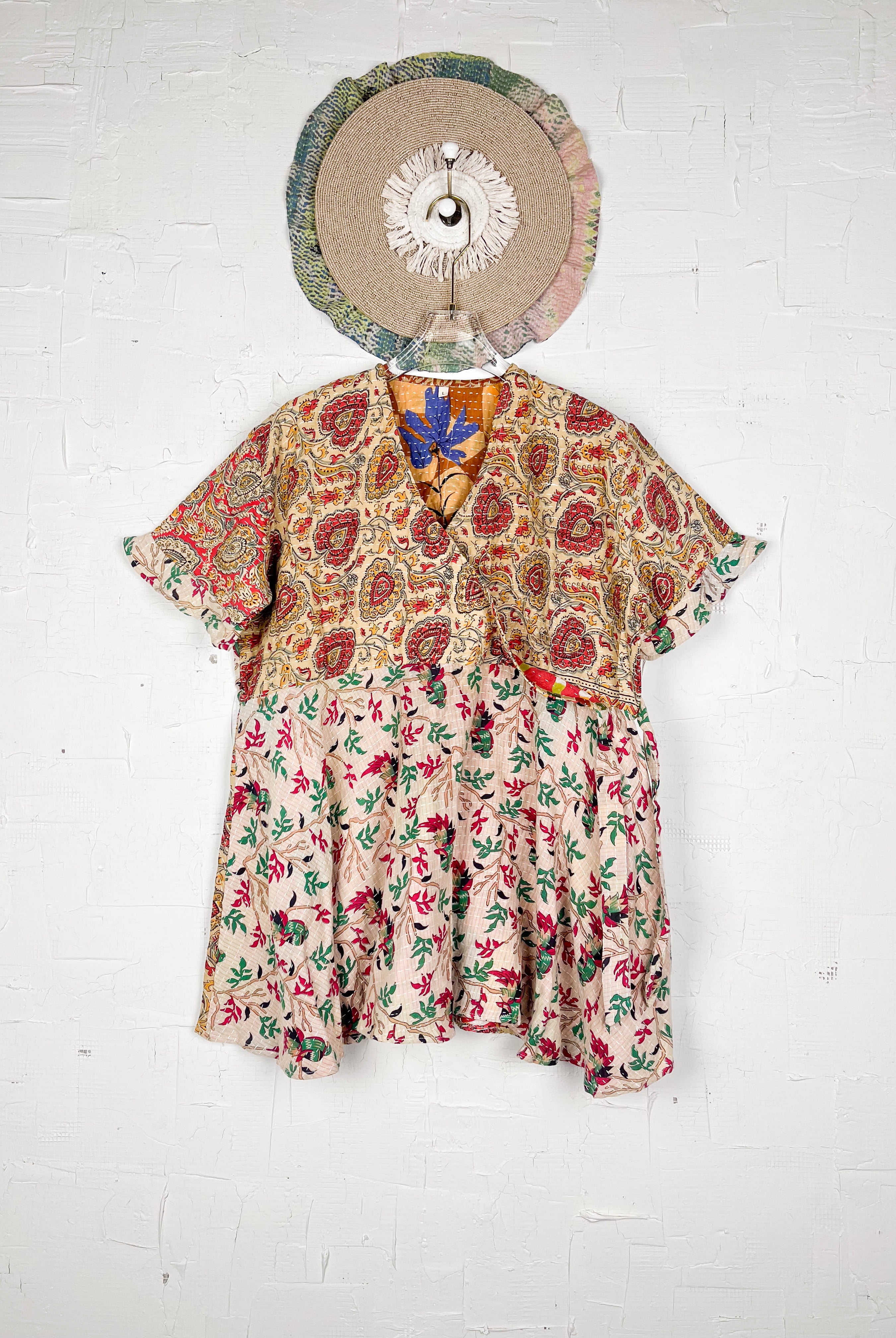 Kantha stitch dress- Love Protect Sustain