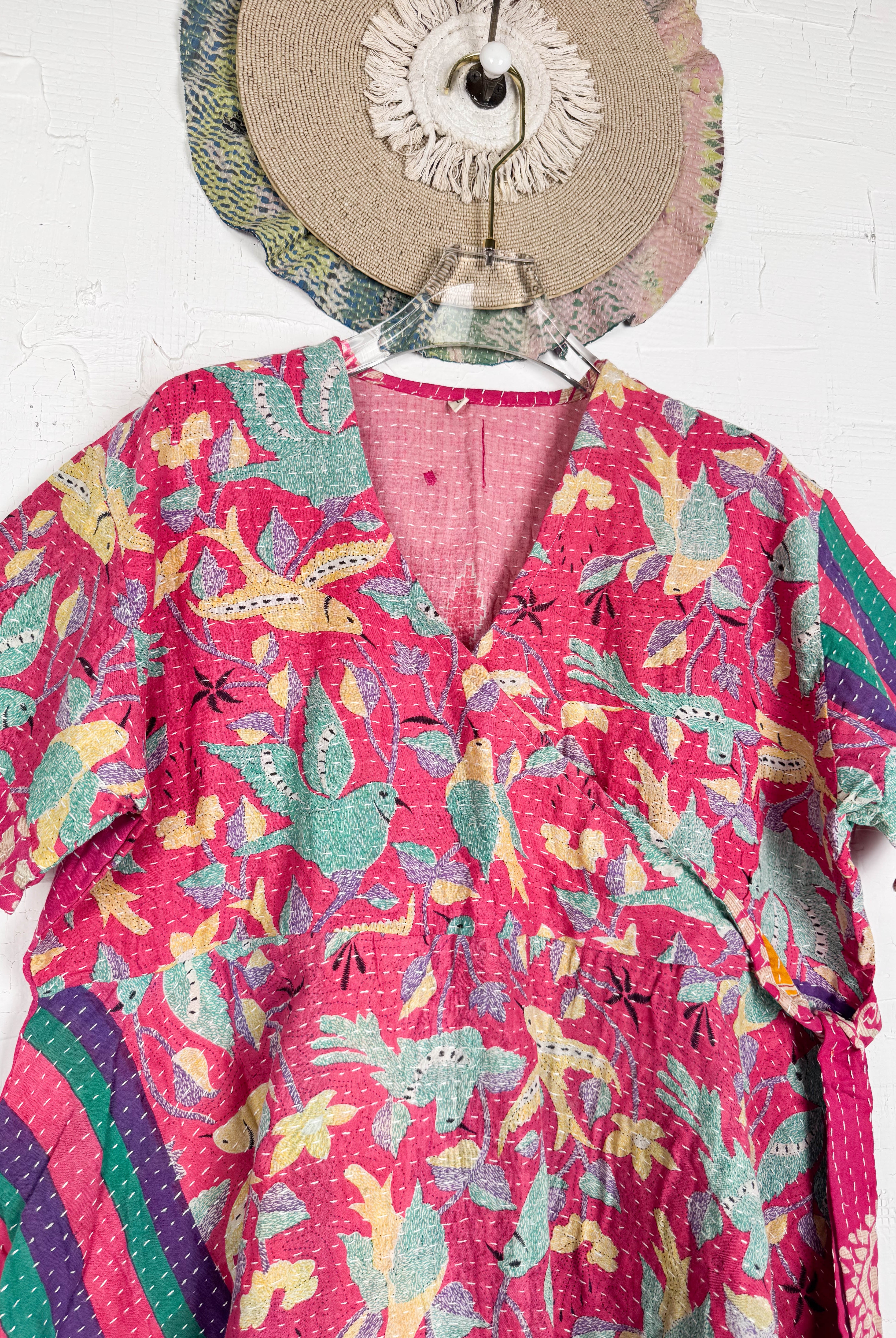 Kantha stitch dress- Love Protect Sustain