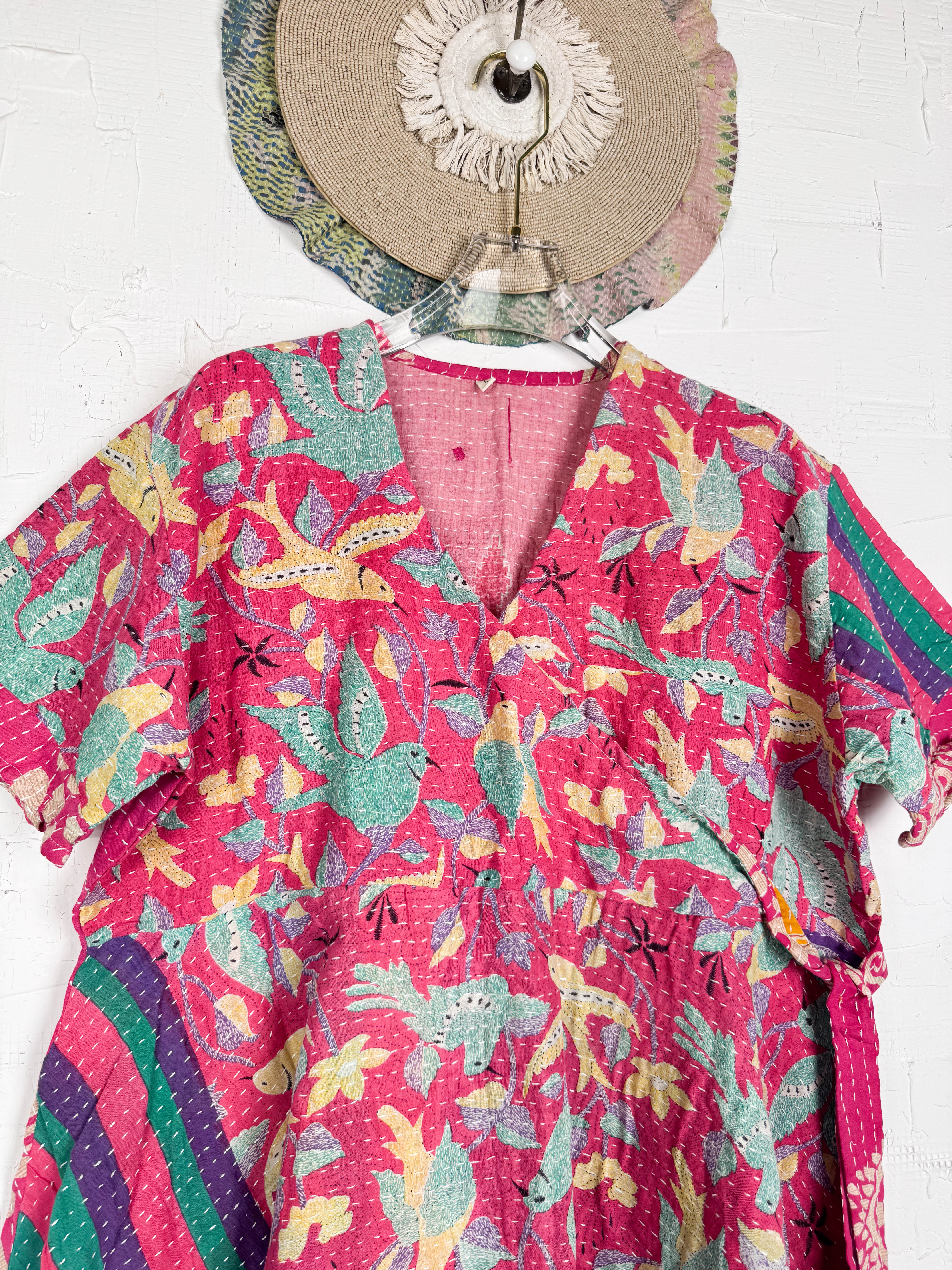 Kantha stitch dress- Love Protect Sustain