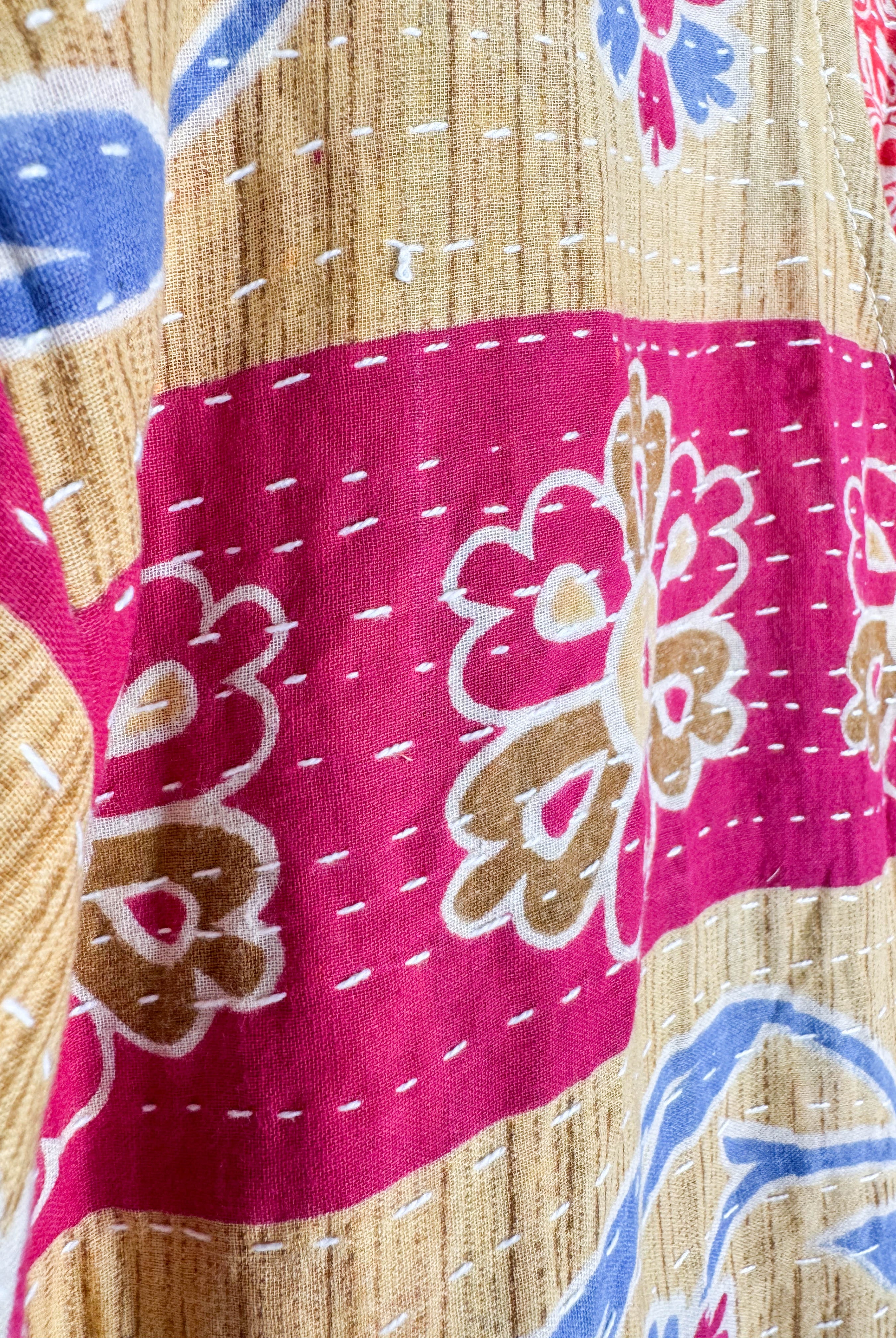 Kantha stitch dress- Love Protect Sustain