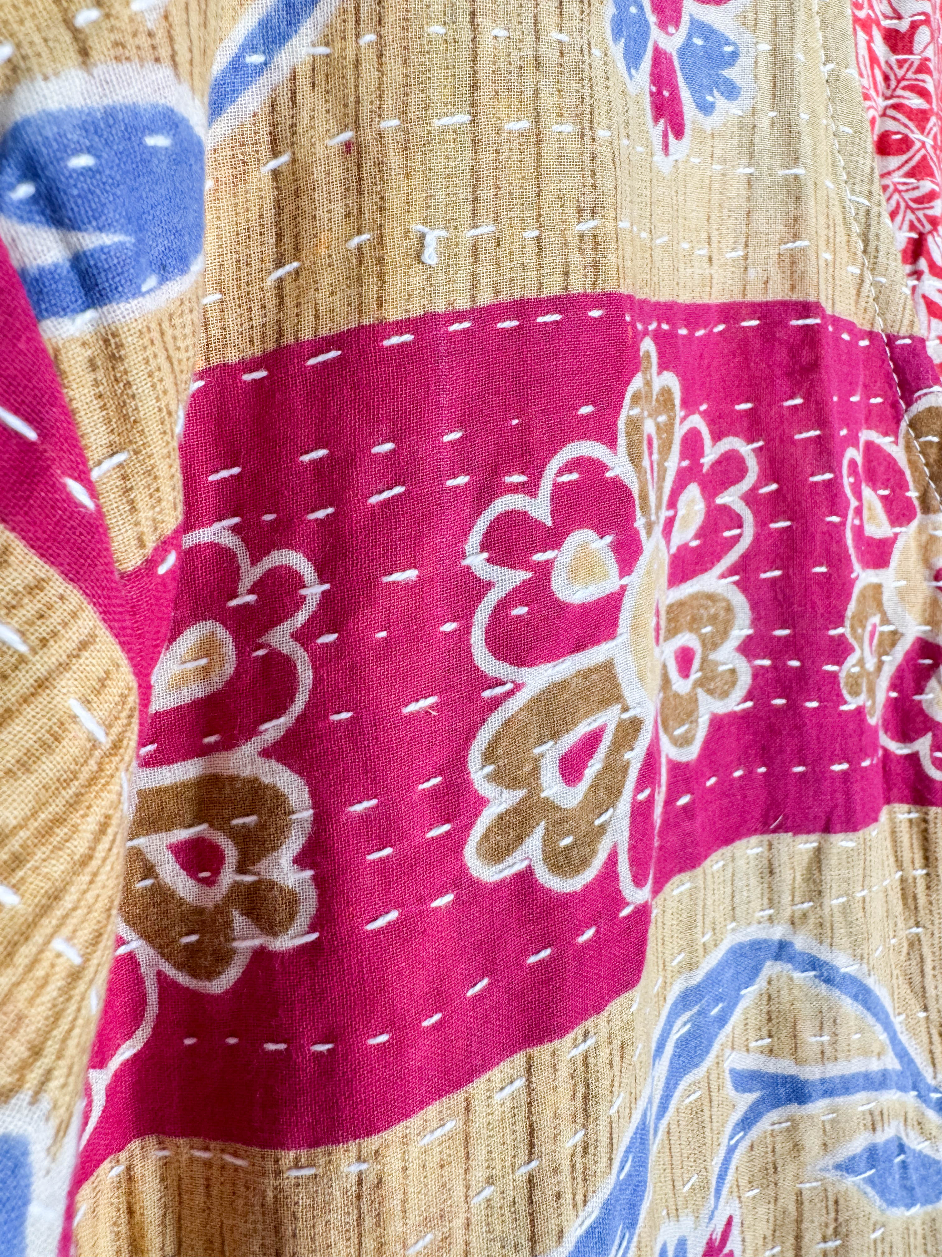 Kantha stitch dress- Love Protect Sustain