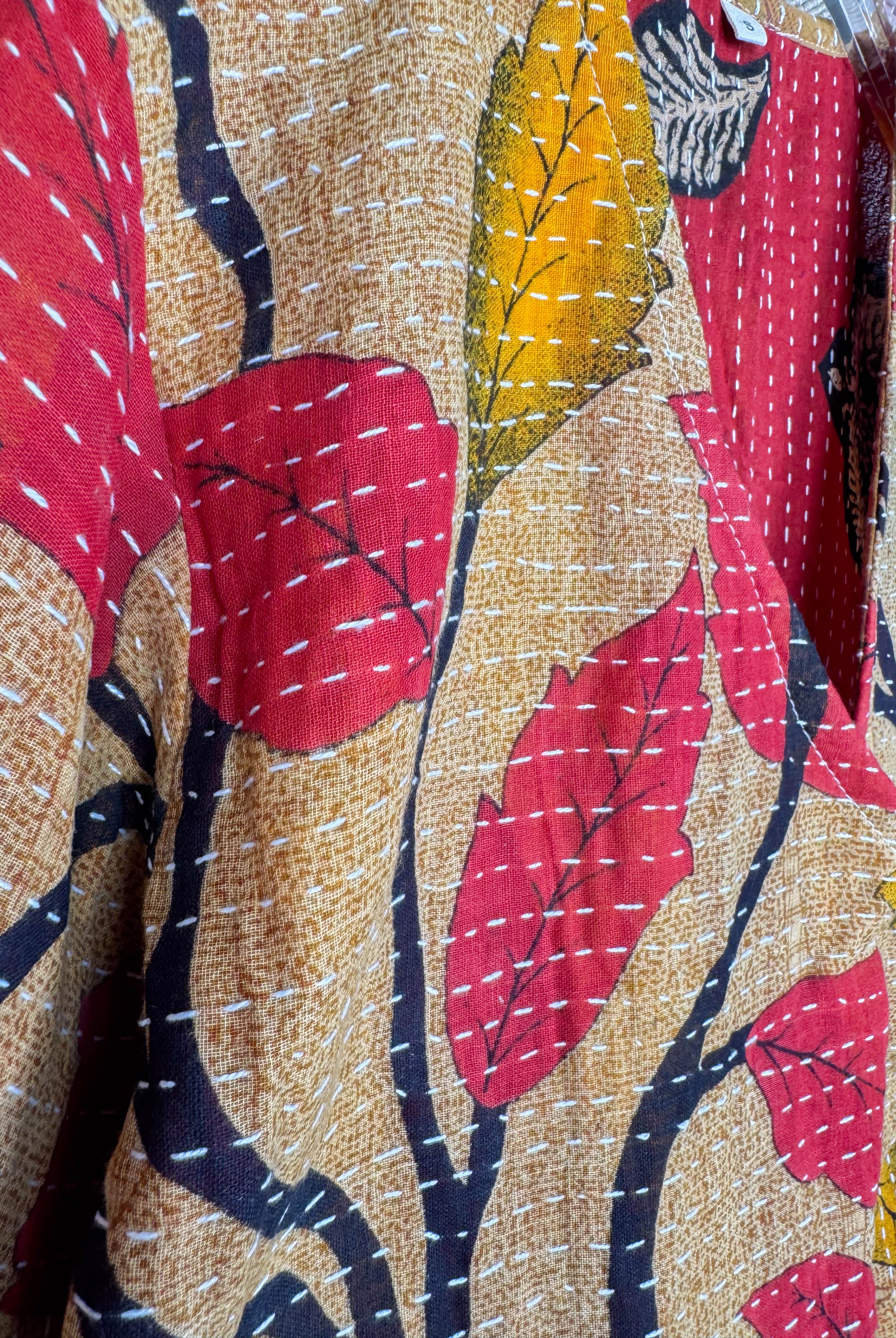 Kantha stitch dress - Love Protect Sustain
