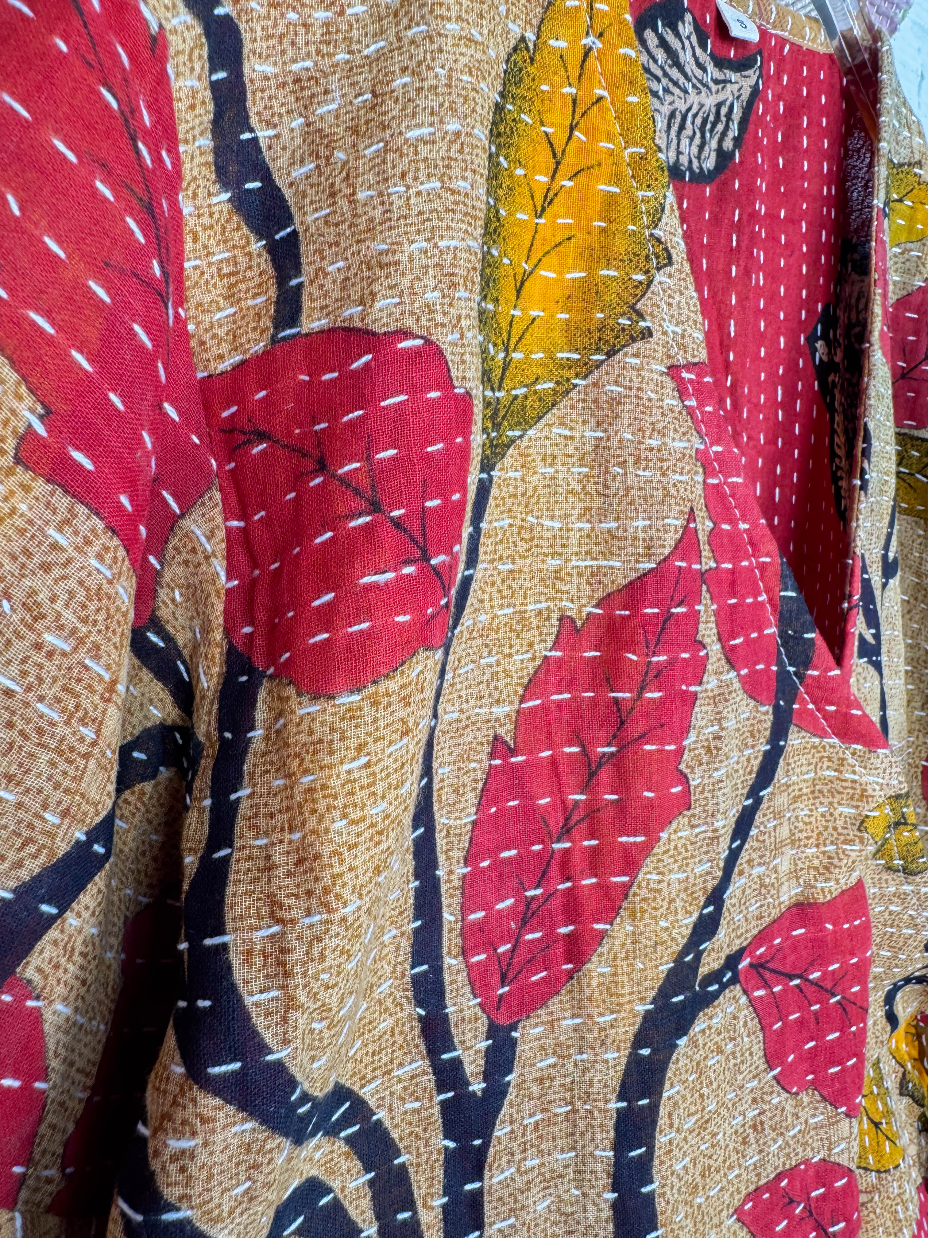 Kantha stitch dress - Love Protect Sustain