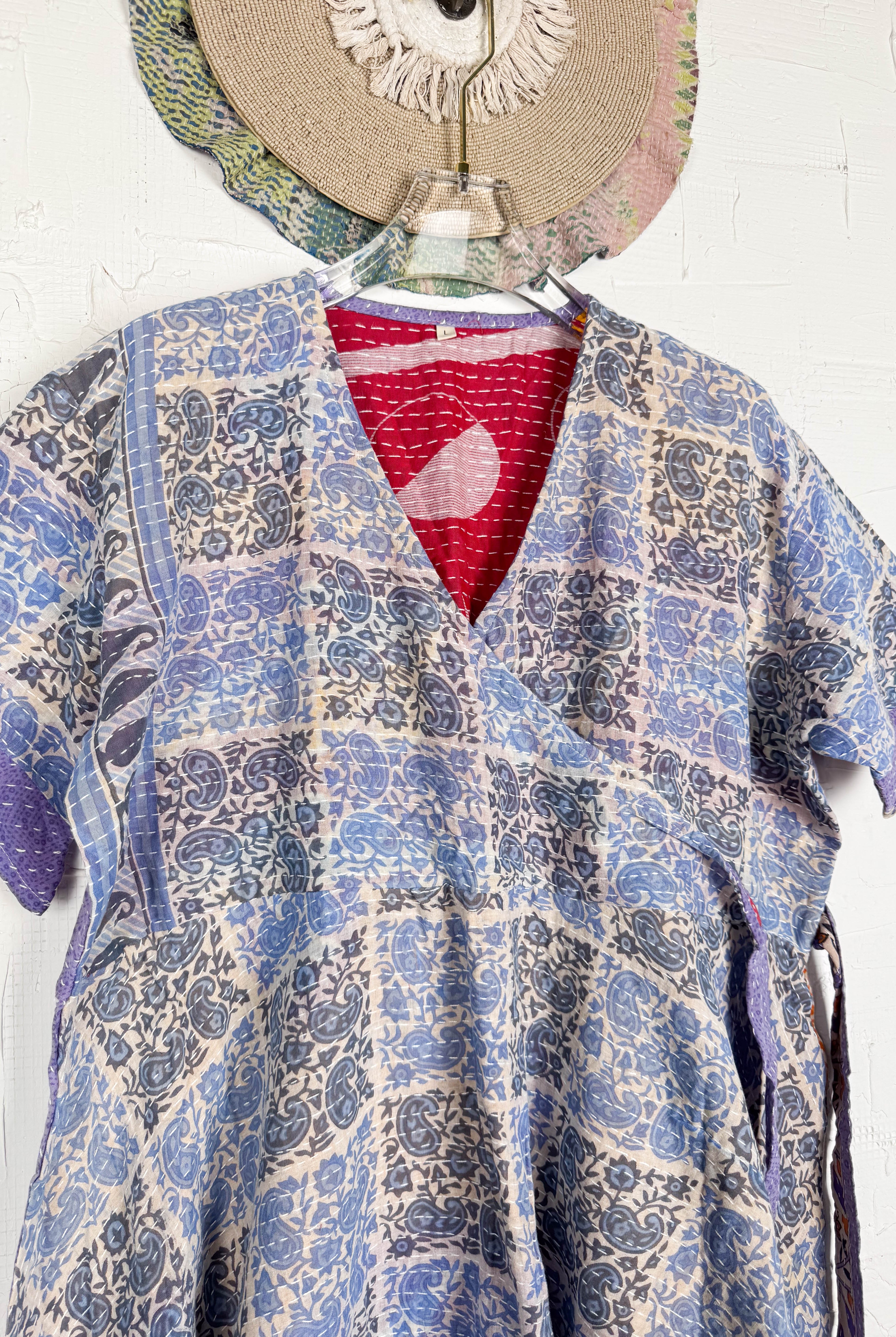 Kantha stitch dress- Love Protect Sustain