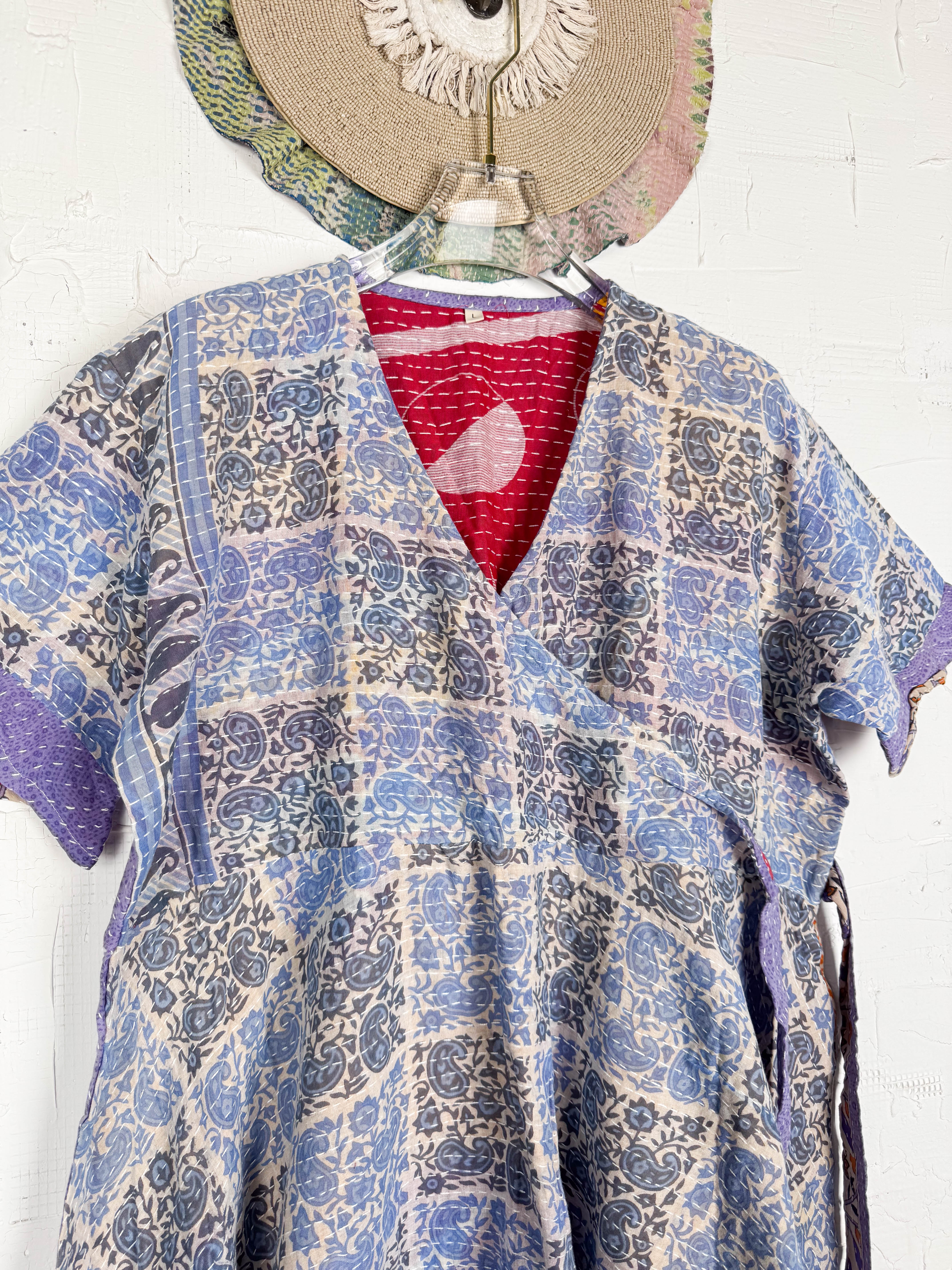 Kantha stitch dress- Love Protect Sustain