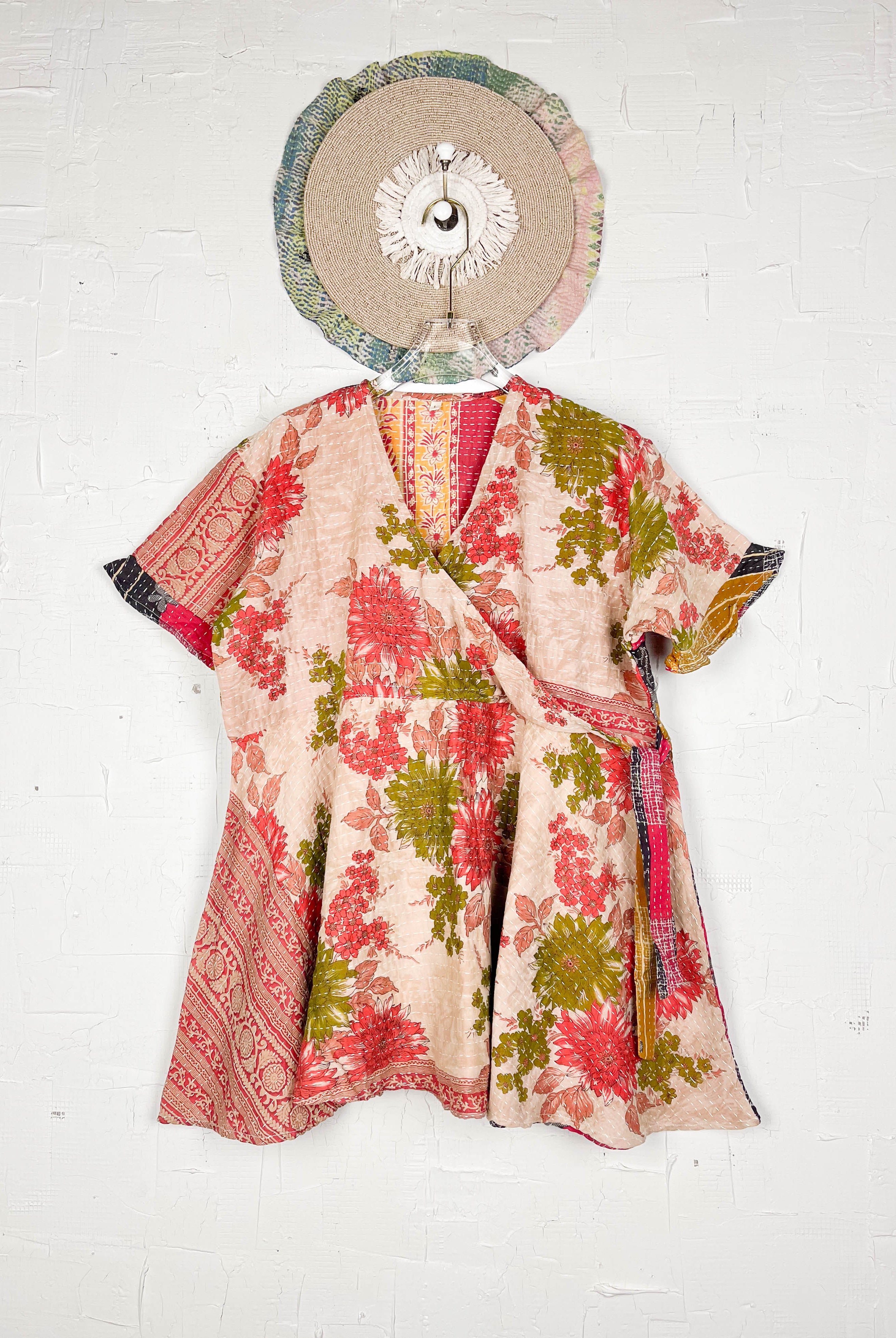 Kantha stitch dress - Love Protect Sustain