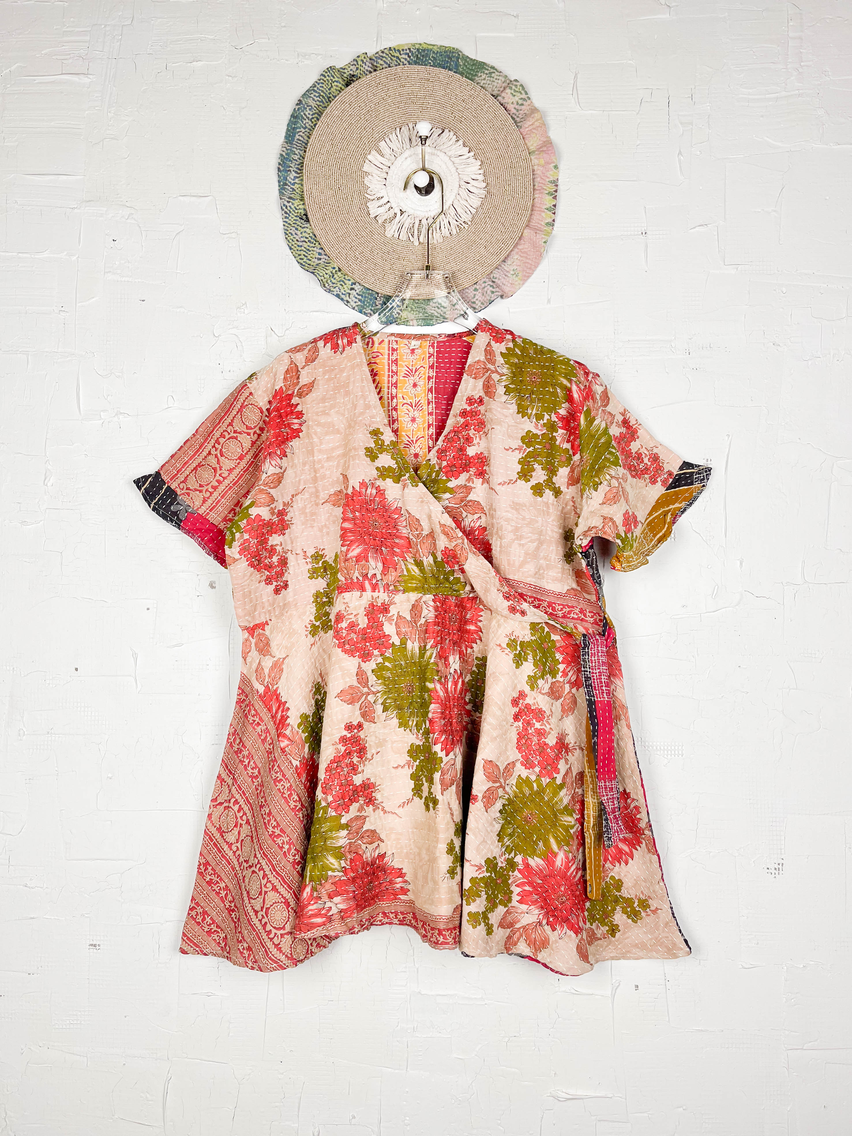 Kantha stitch dress - Love Protect Sustain