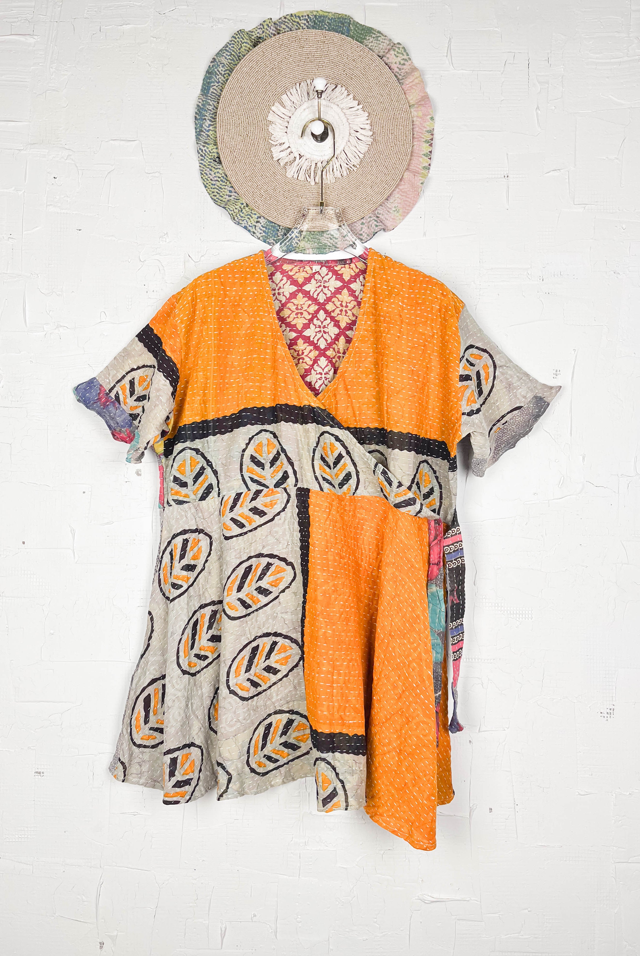 Kantha stitch dress- Love Protect Sustain