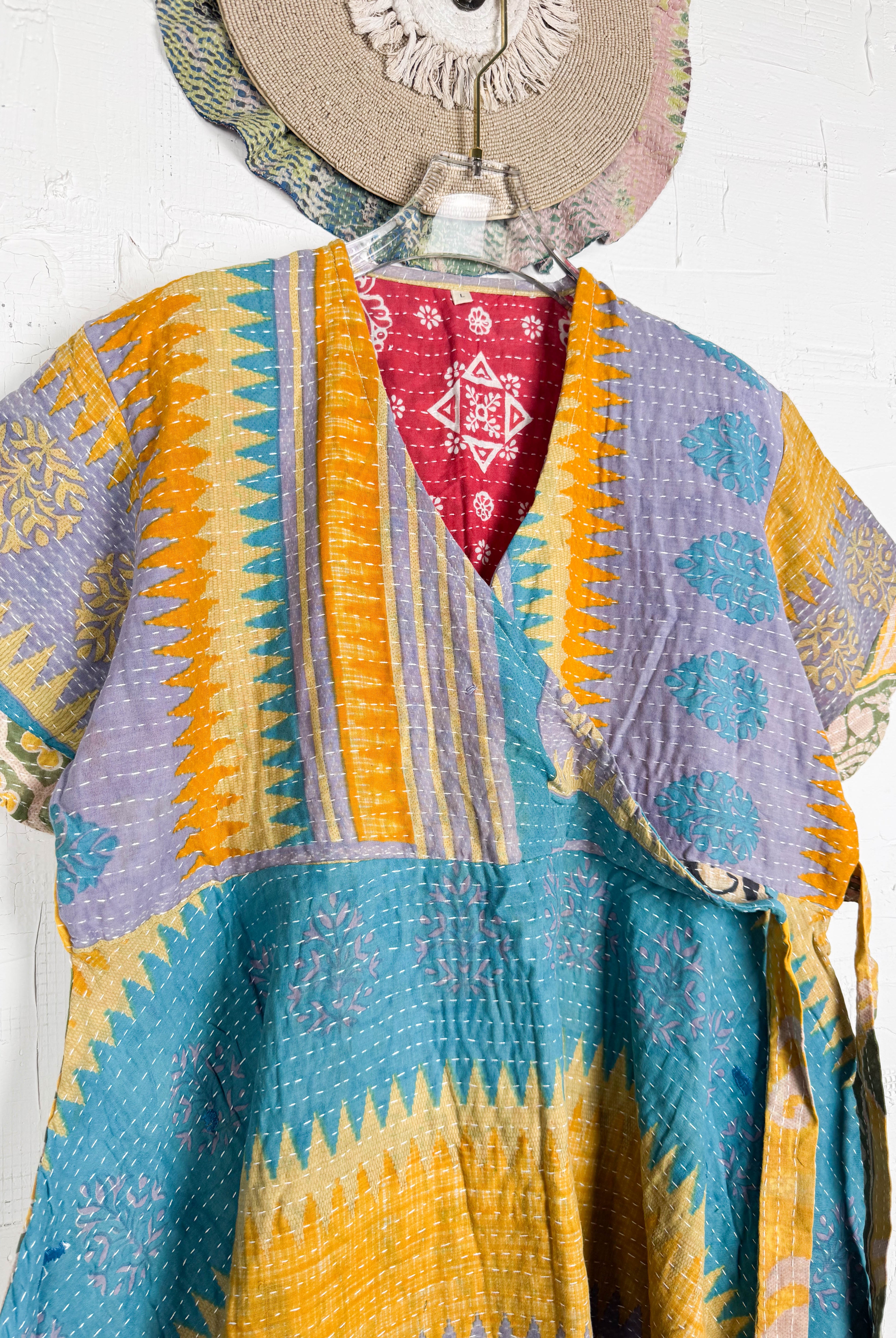 Kantha stitch dress- Love Protect Sustain