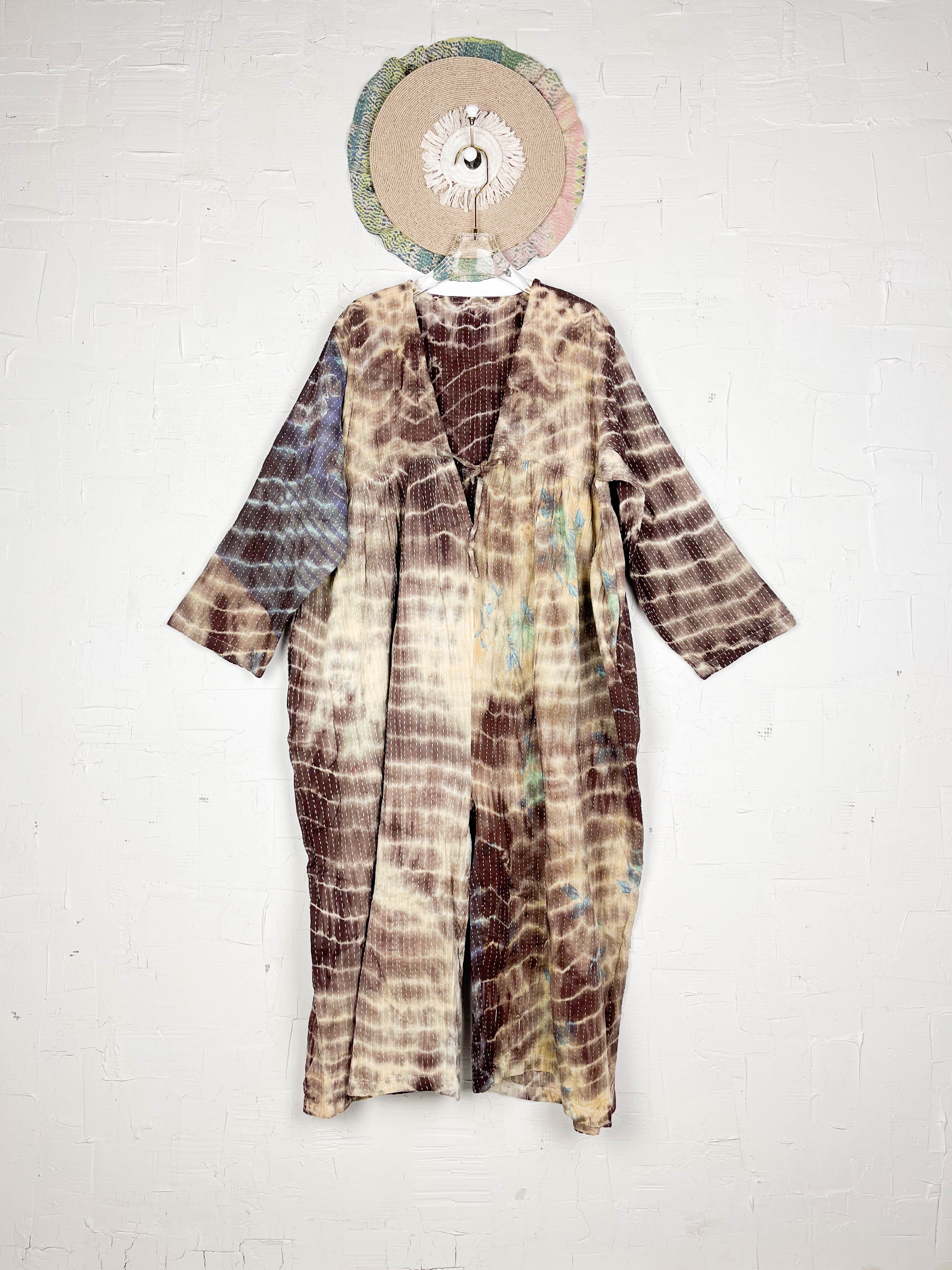 Kantha stitch jumpsuit - Love Protect Sustain