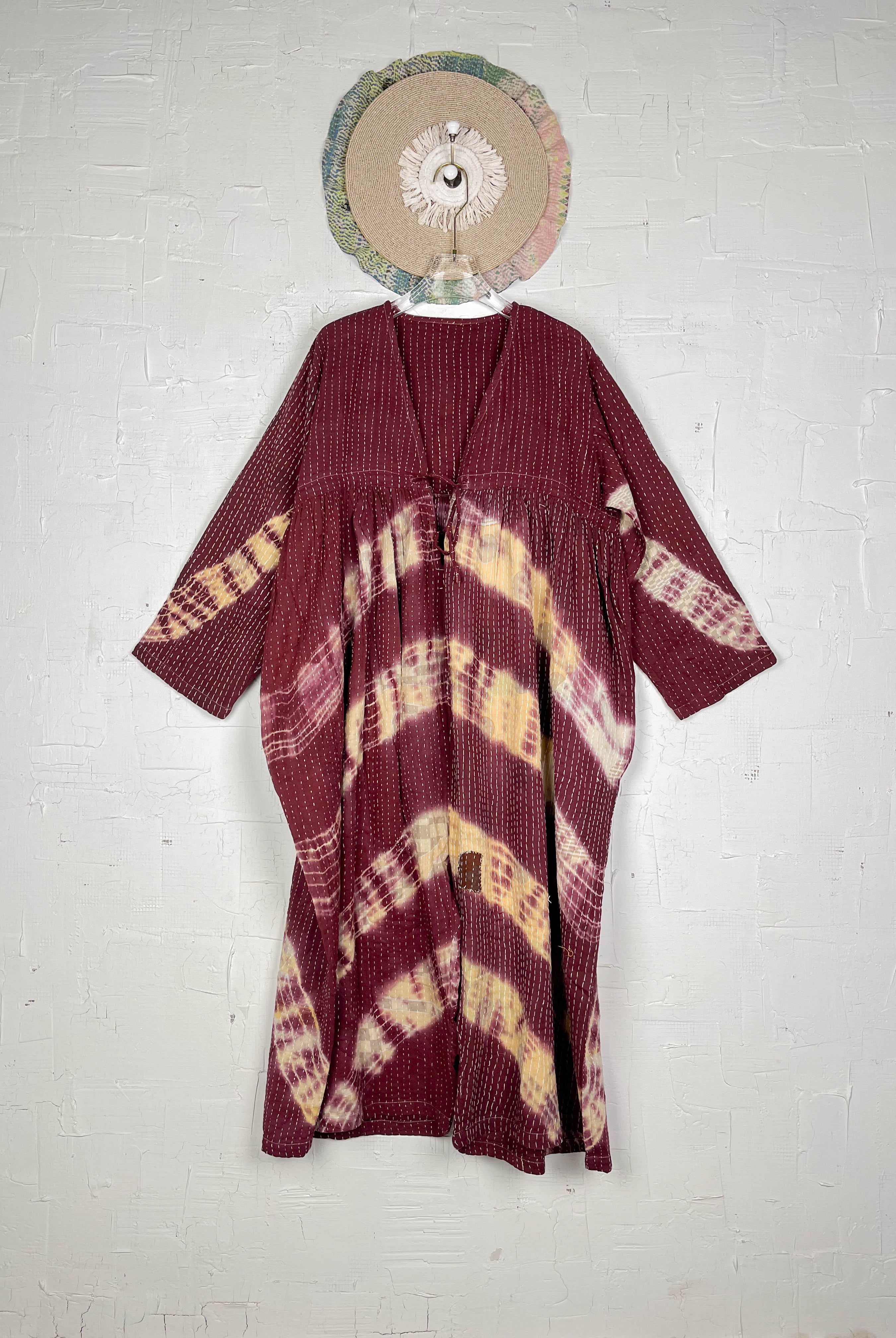 Kantha stitch jumpsuit - Love Protect Sustain