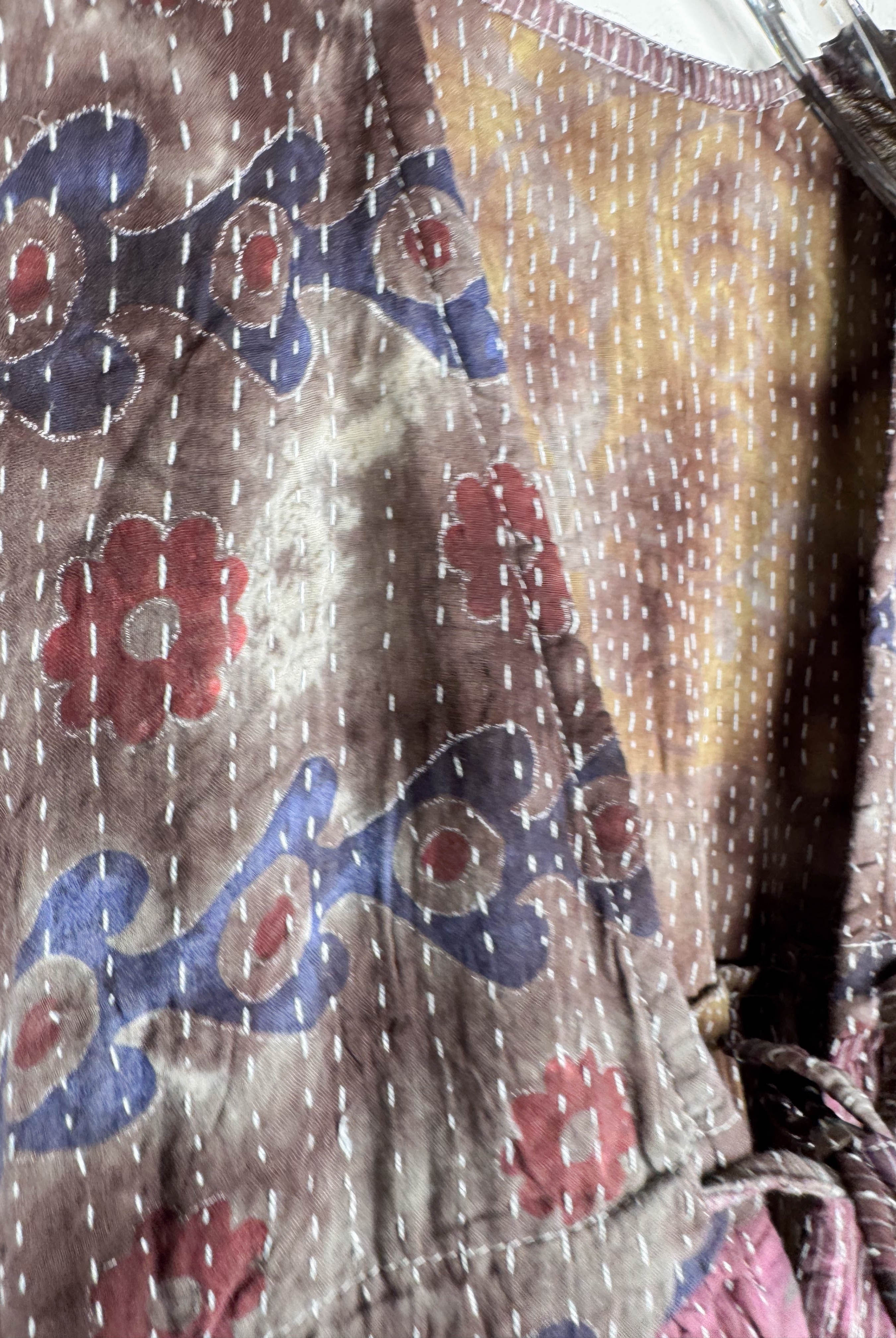 Kantha stitch jumpsuit - Love Protect Sustain