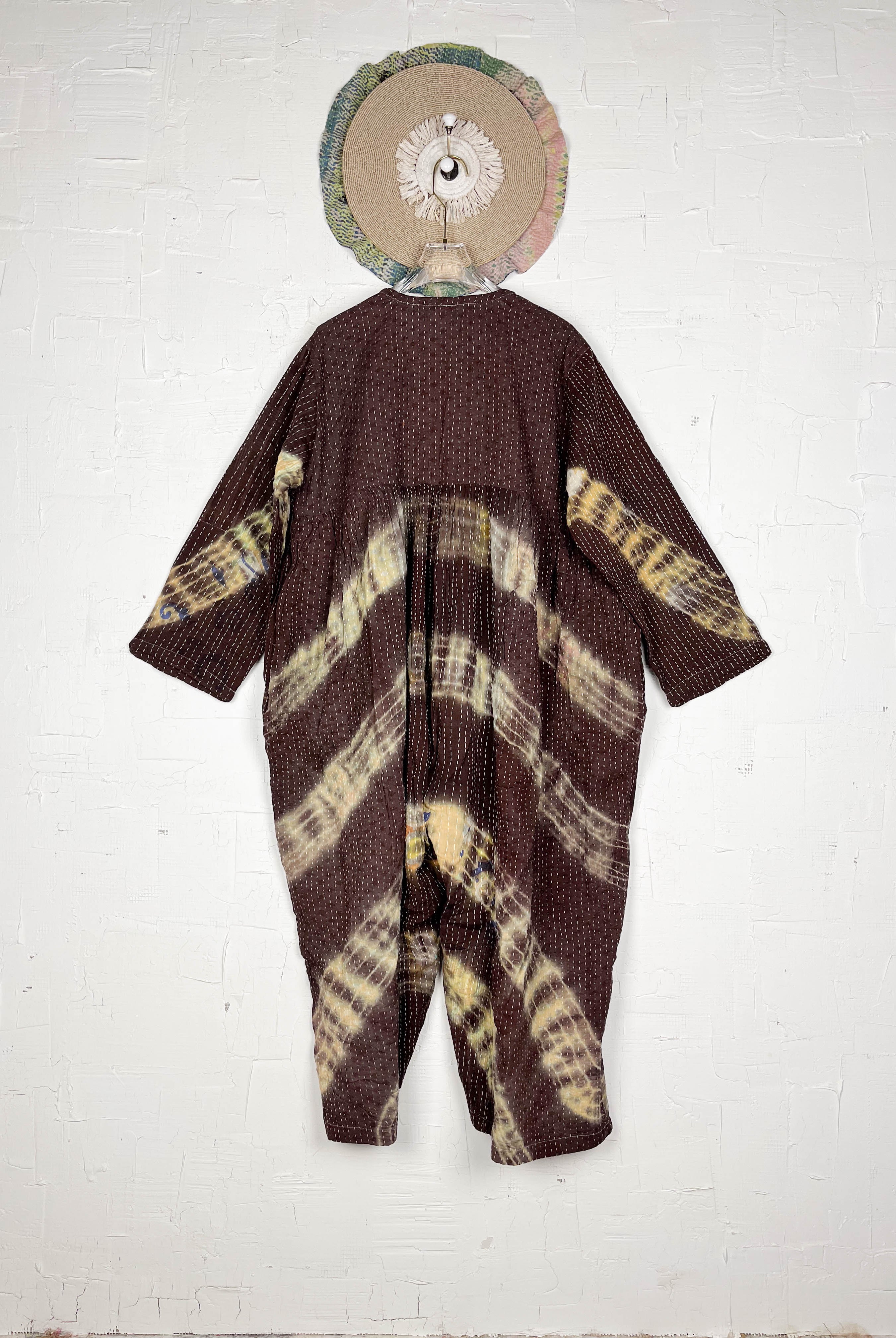 Kantha stitch jumpsuit - Love Protect Sustain