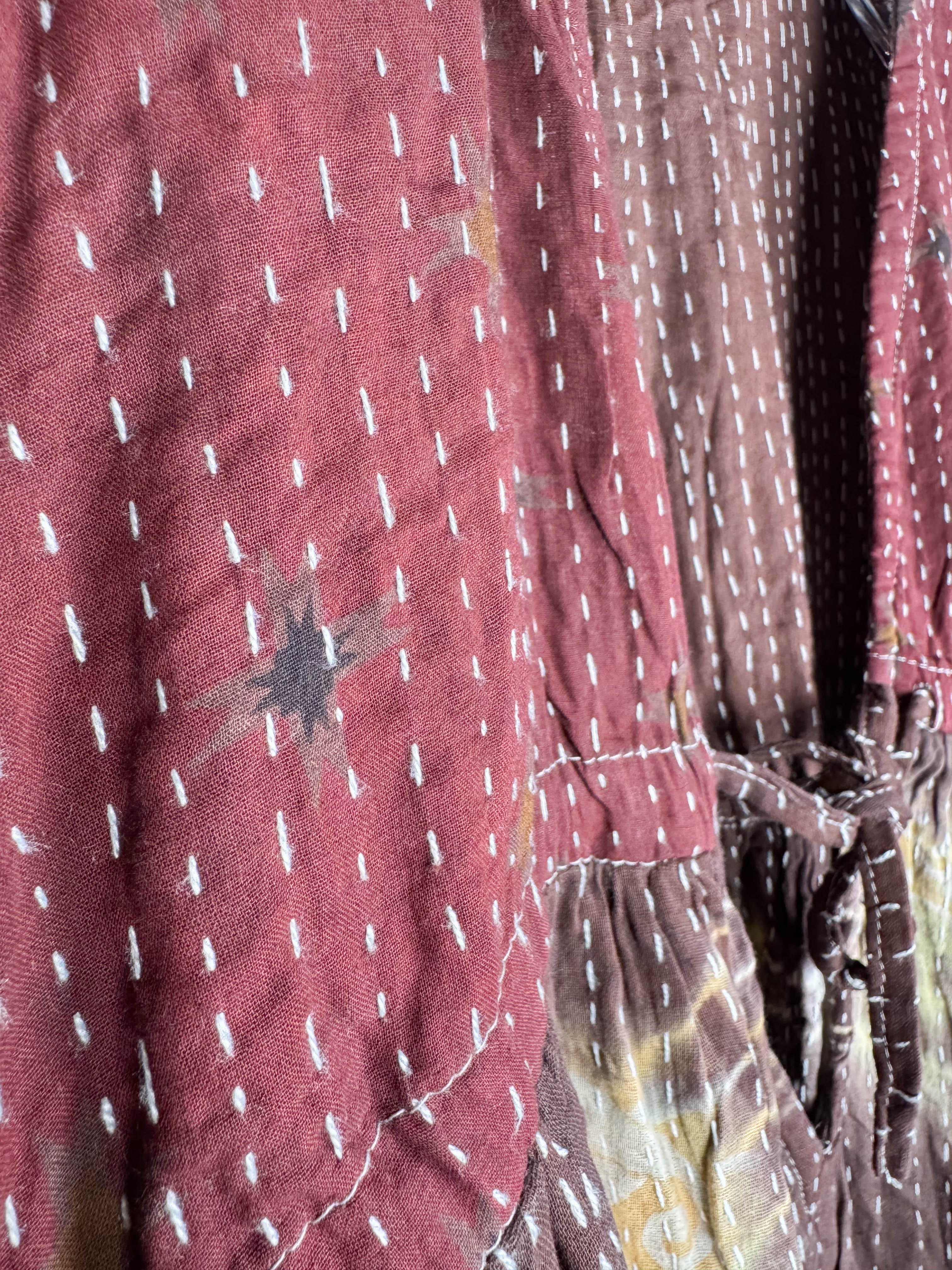 Kantha tie dye jumpsuit - Love Protect Sustain