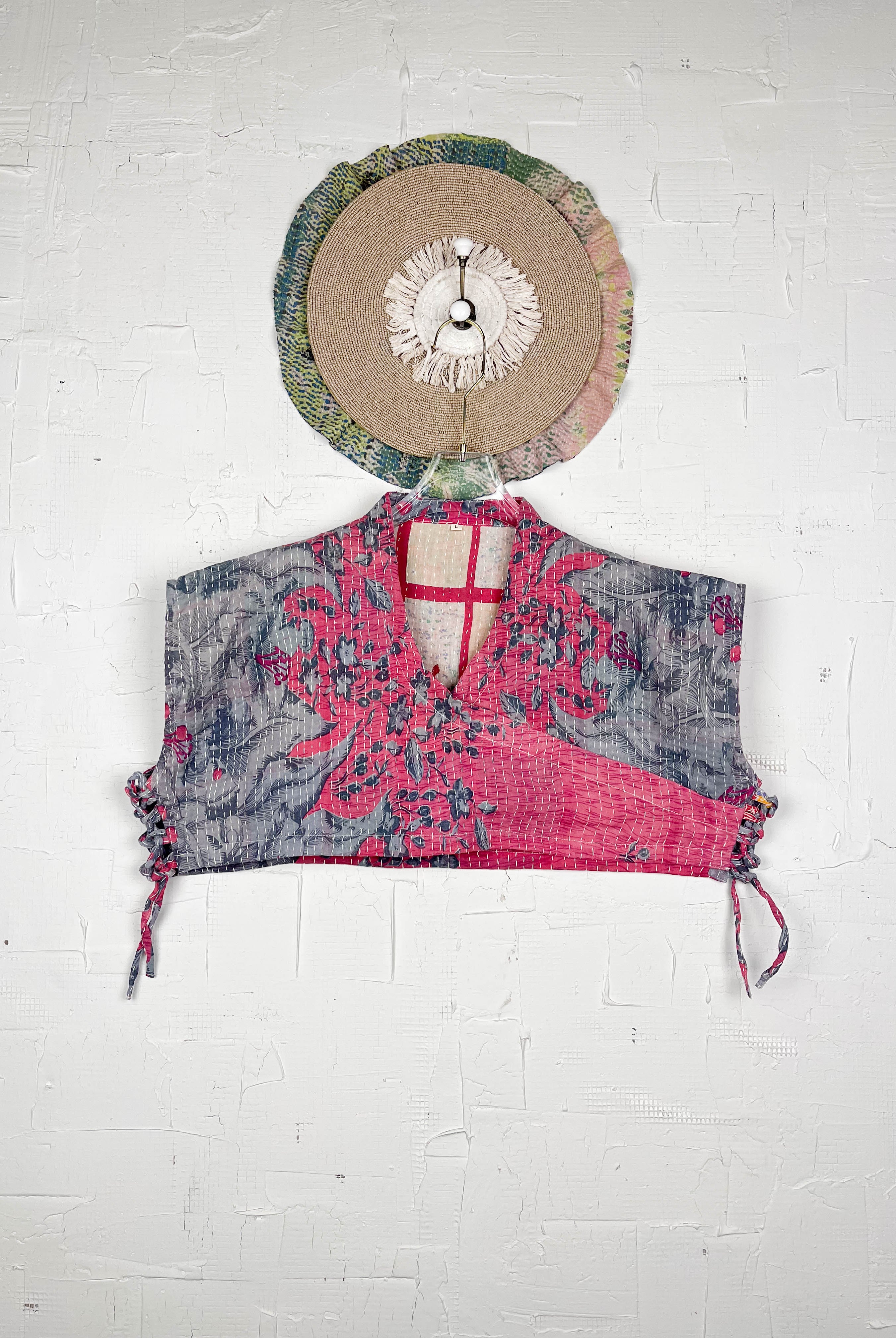 Kantha top - Love Protect Sustain