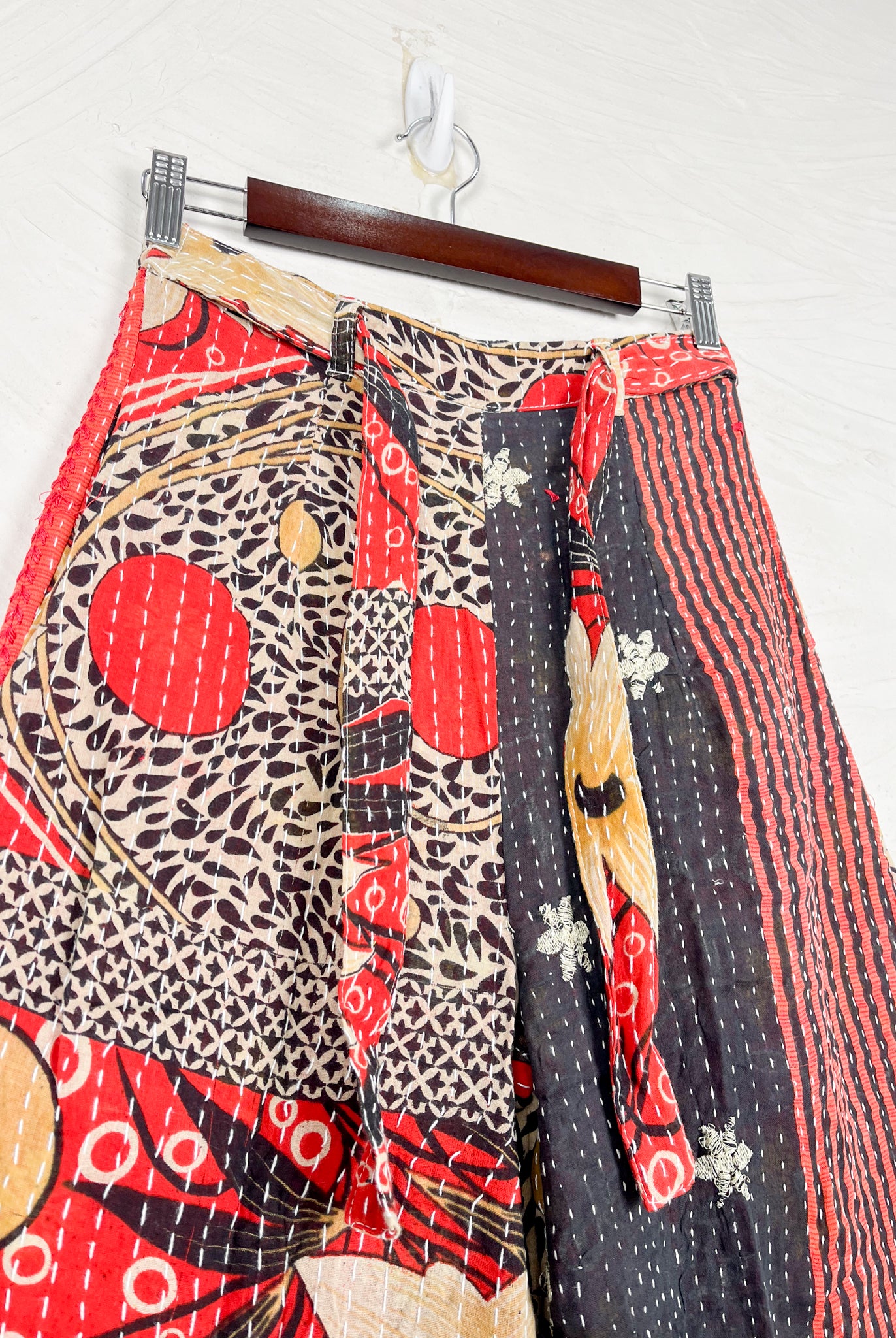 Kantha wide leg pants - Love Protect Sustain