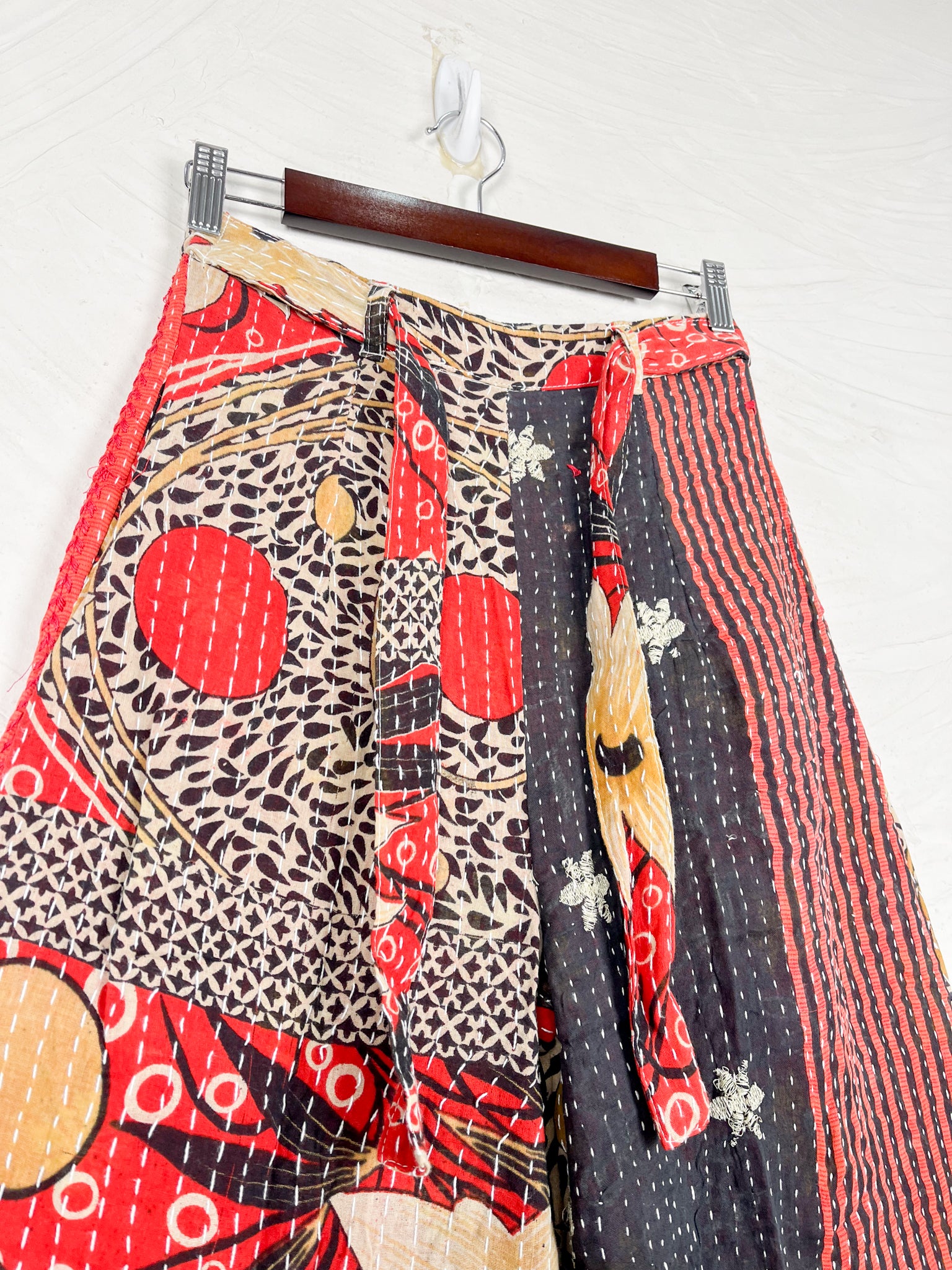 Kantha wide leg pants - Love Protect Sustain