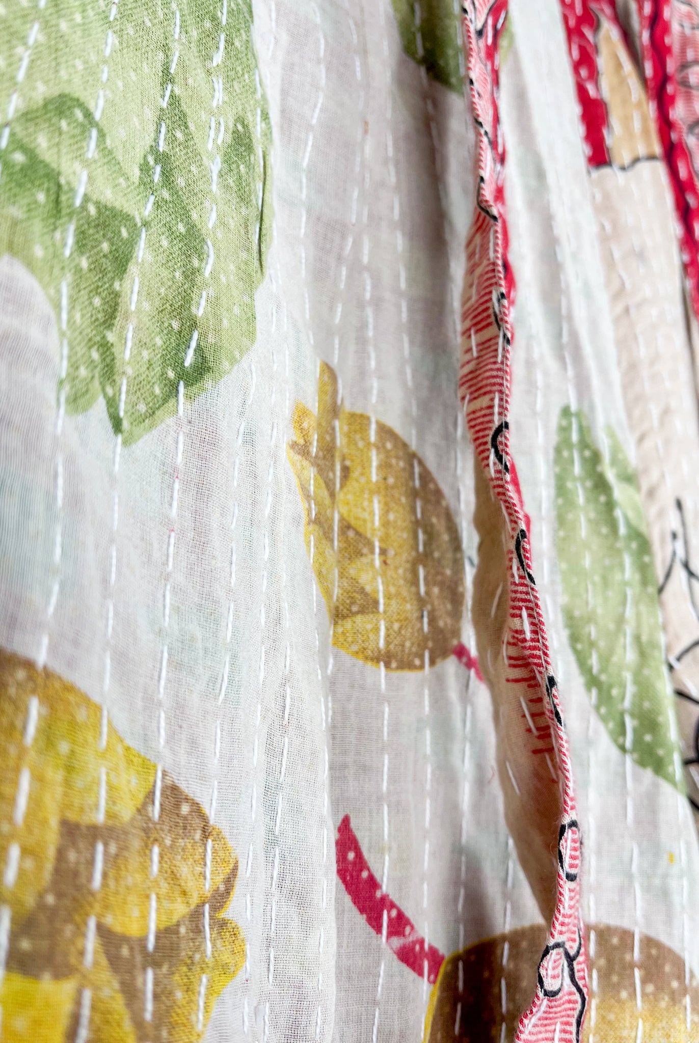 Kantha wide leg pants - Love Protect Sustain