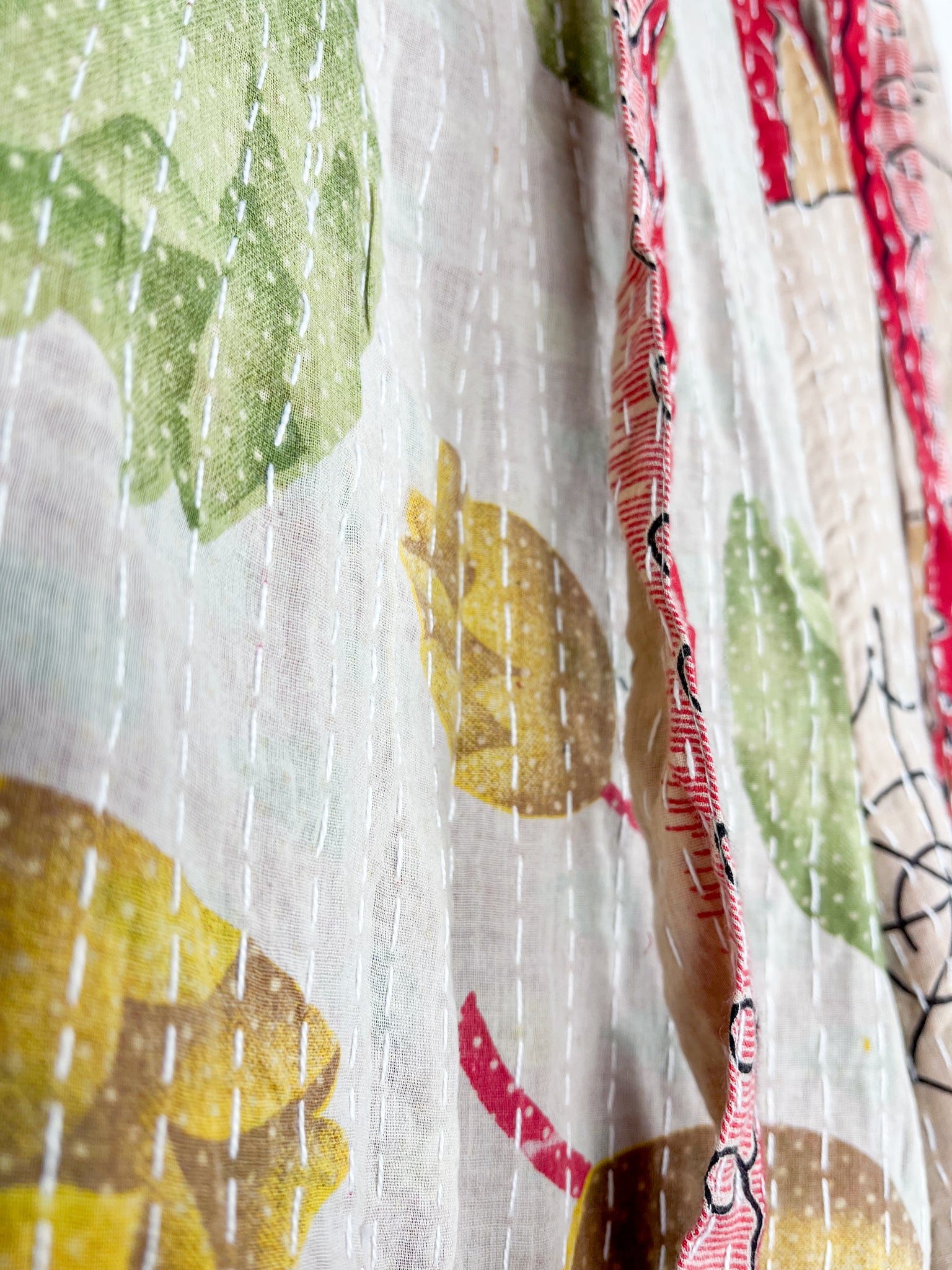 Kantha wide leg pants - Love Protect Sustain