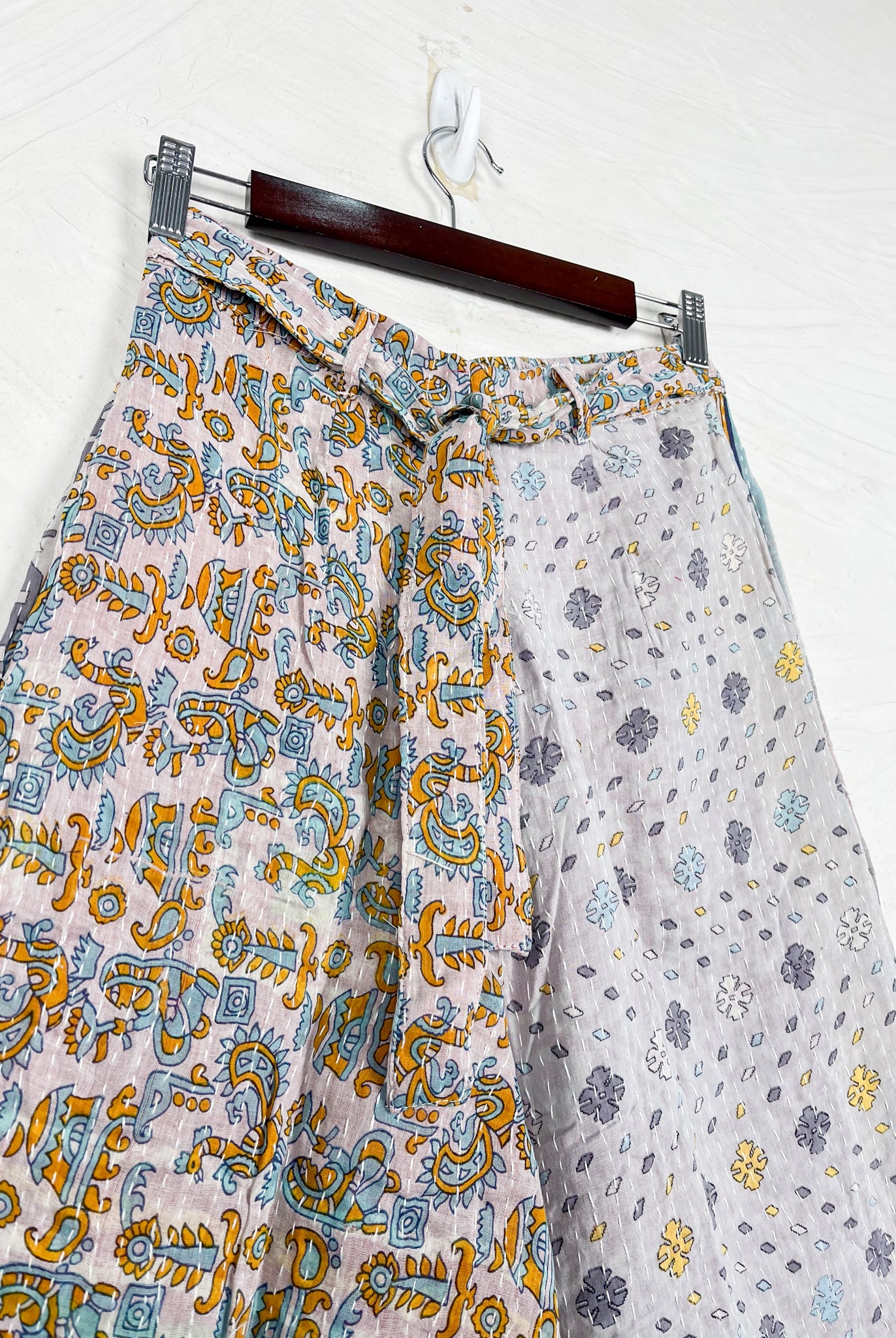 Kantha wide leg pants - Love Protect Sustain