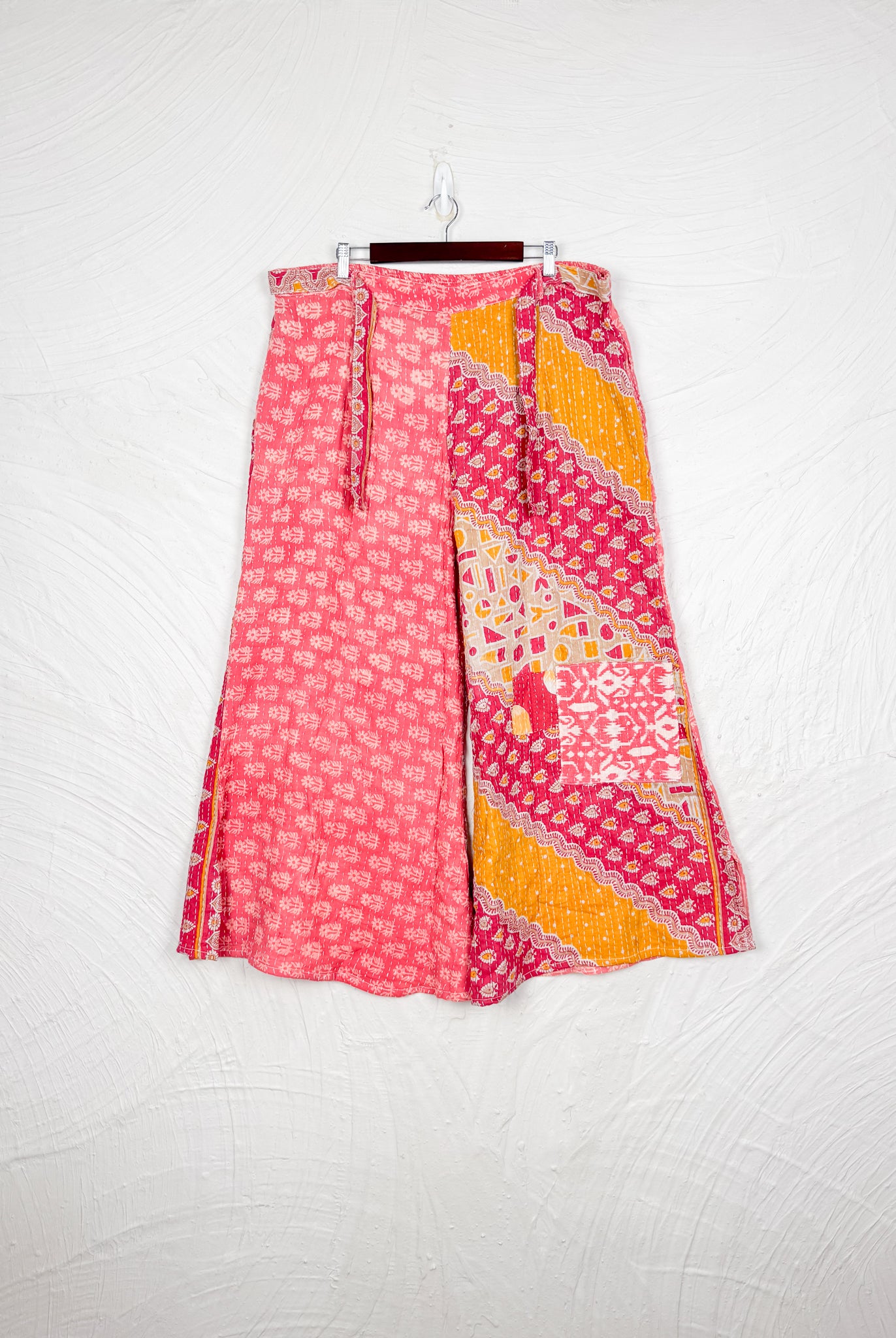Large Size Kantha Pants - Love Protect Sustain