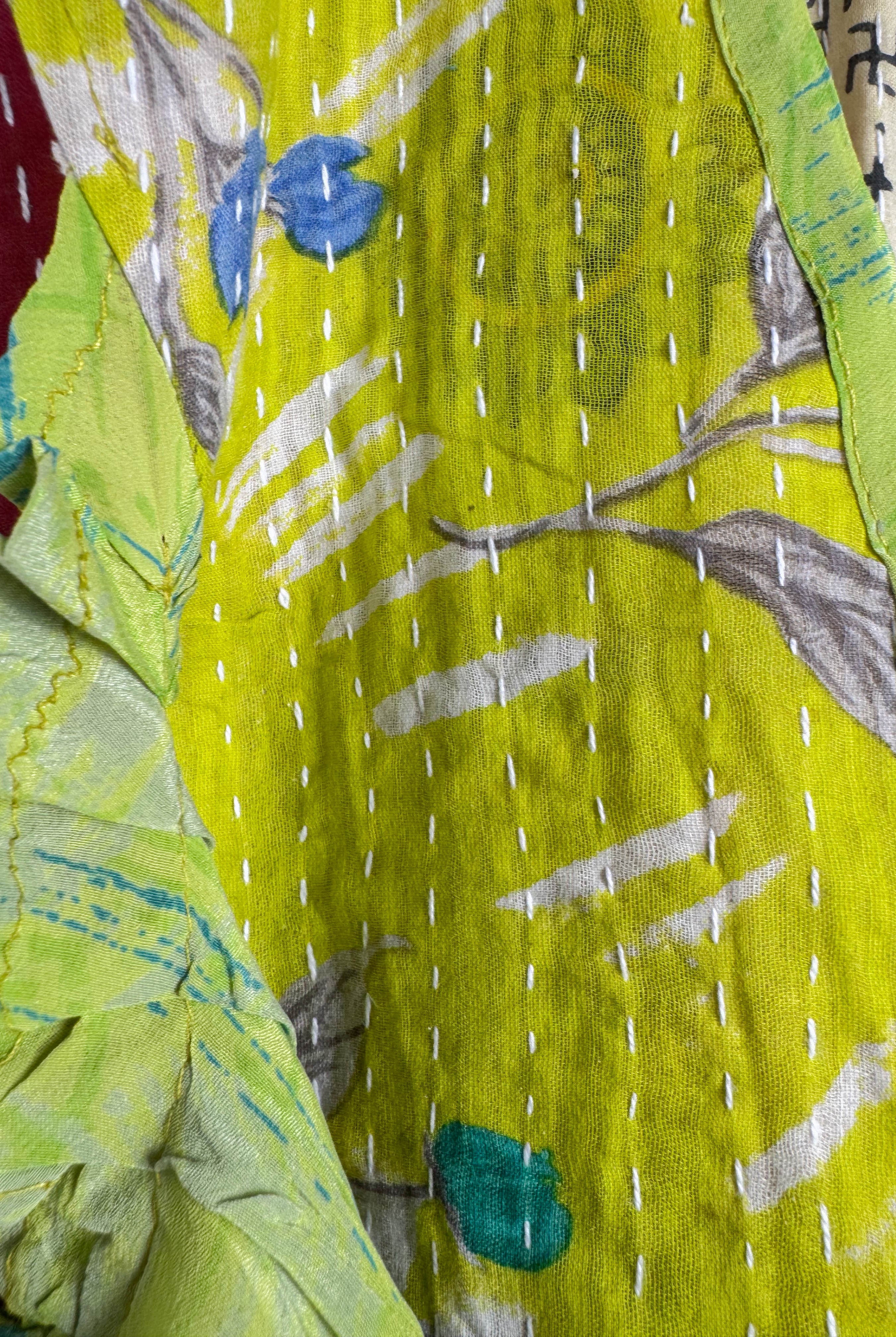 Layering silk vest - Love Protect Sustain