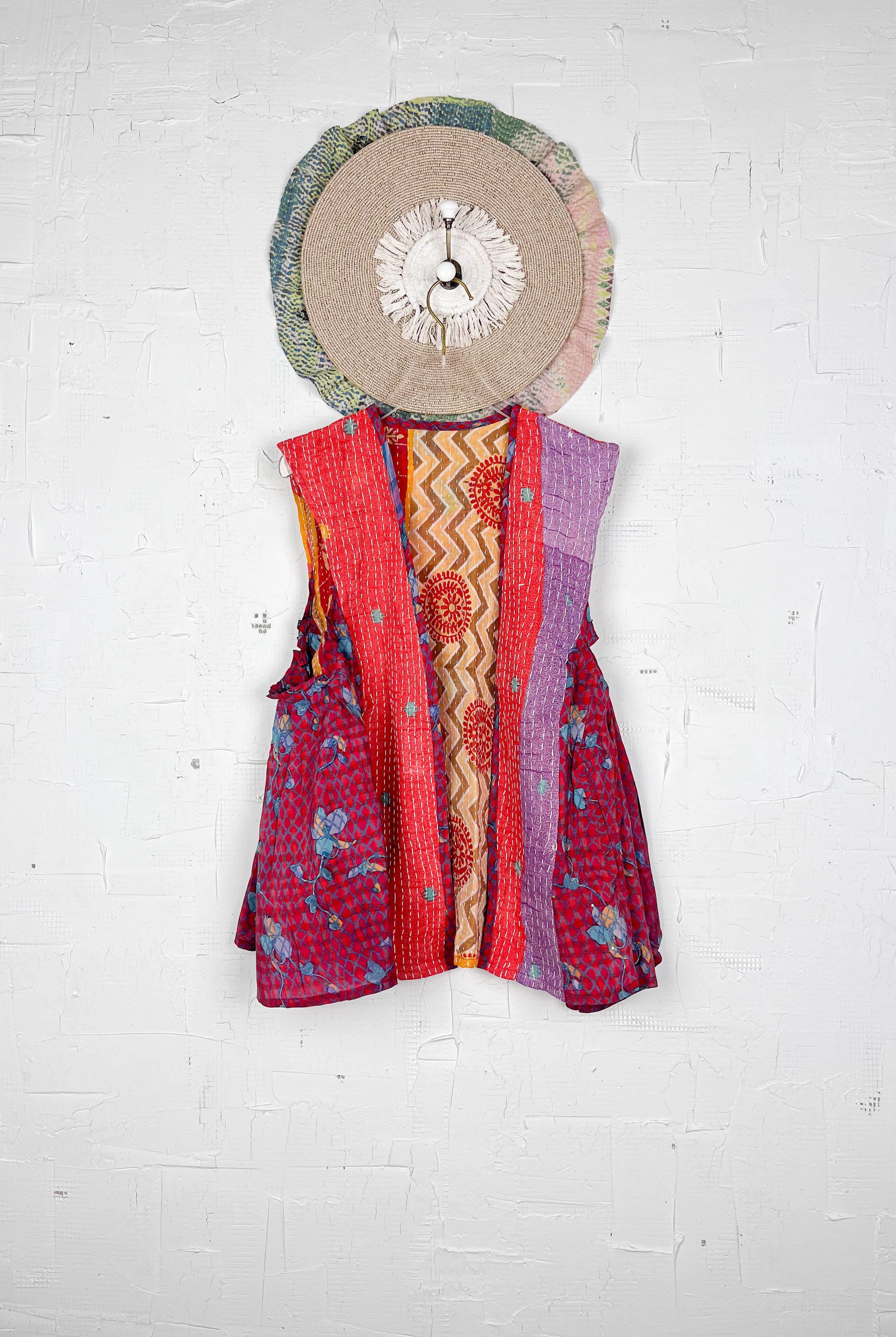 Layering silk vest - Love Protect Sustain