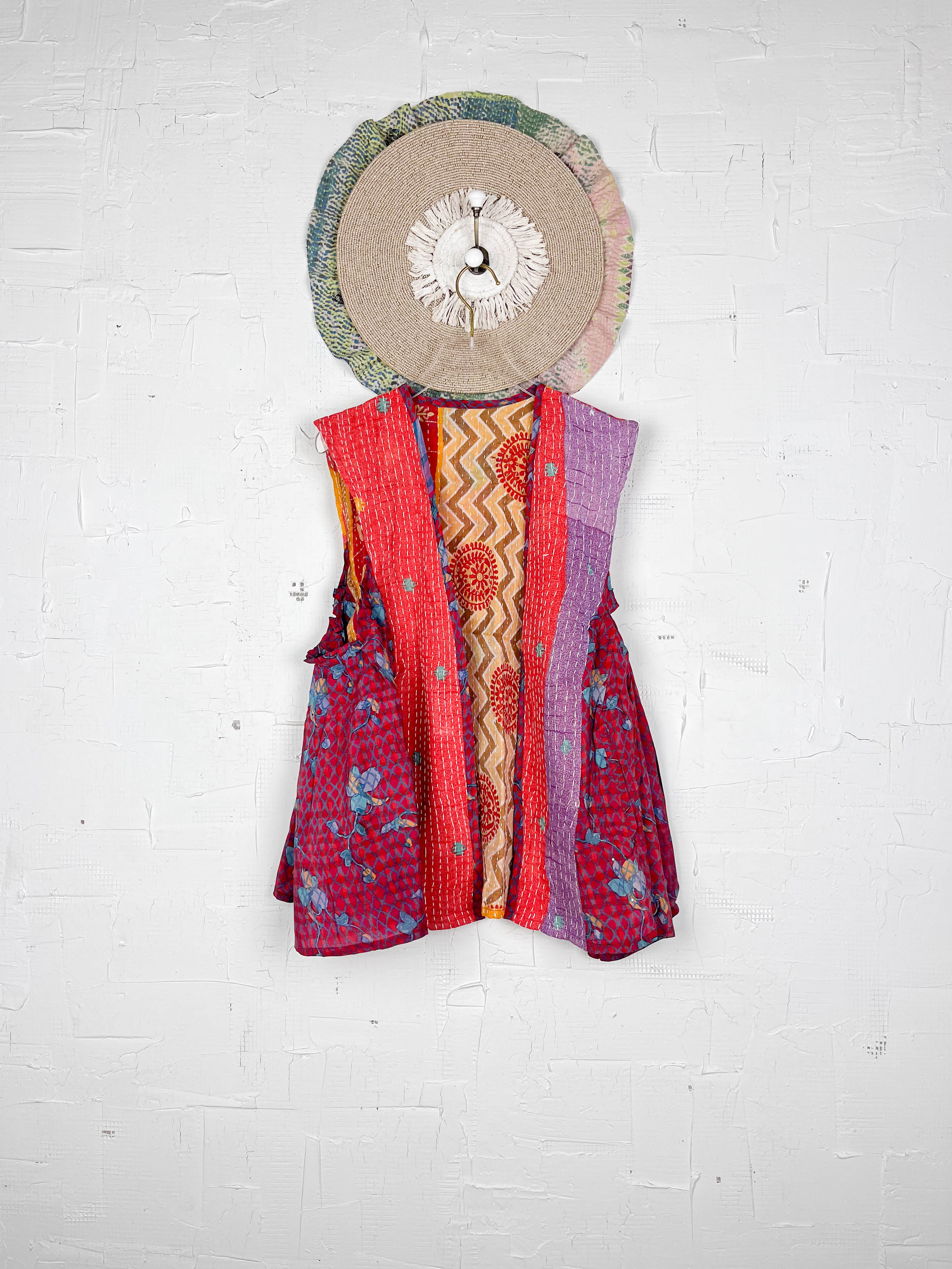 Layering silk vest - Love Protect Sustain