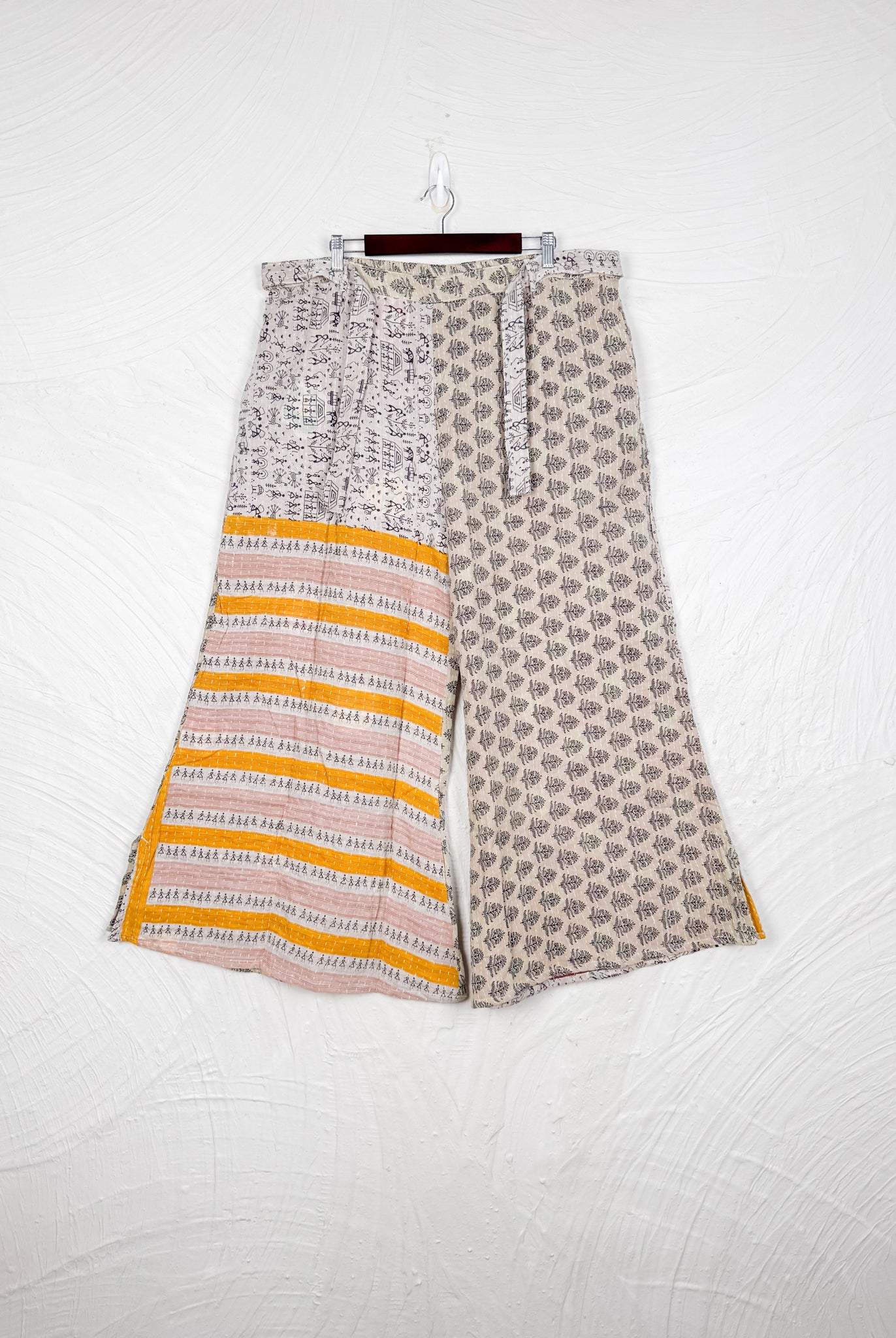 Light Shade Kantha Pants - Love Protect Sustain