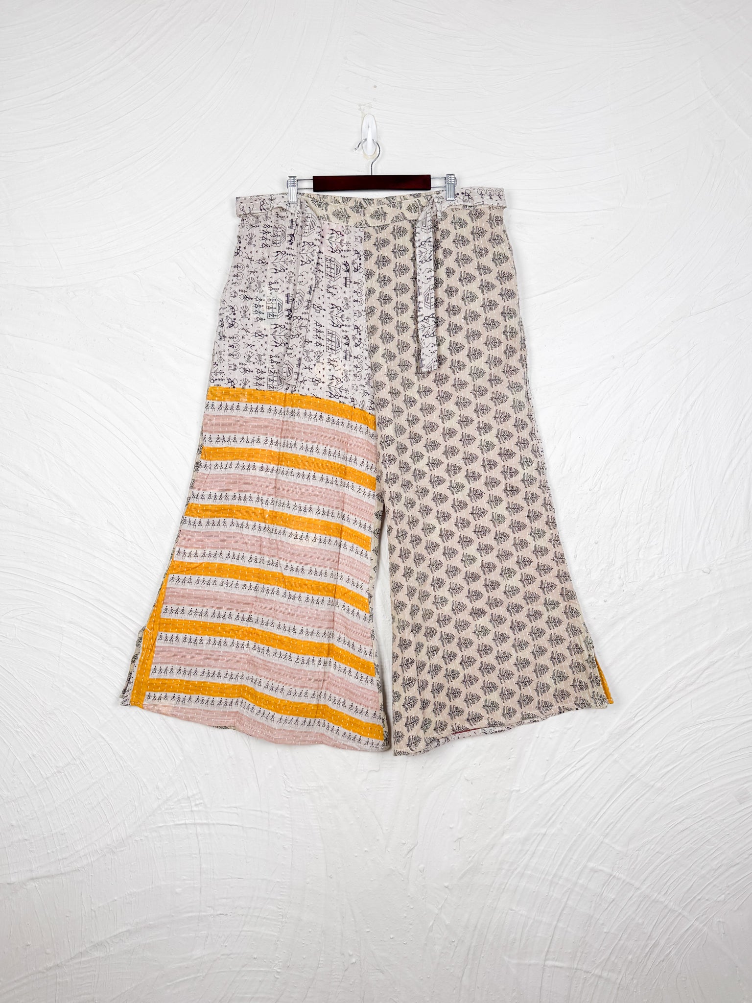 Light Shade Kantha Pants - Love Protect Sustain