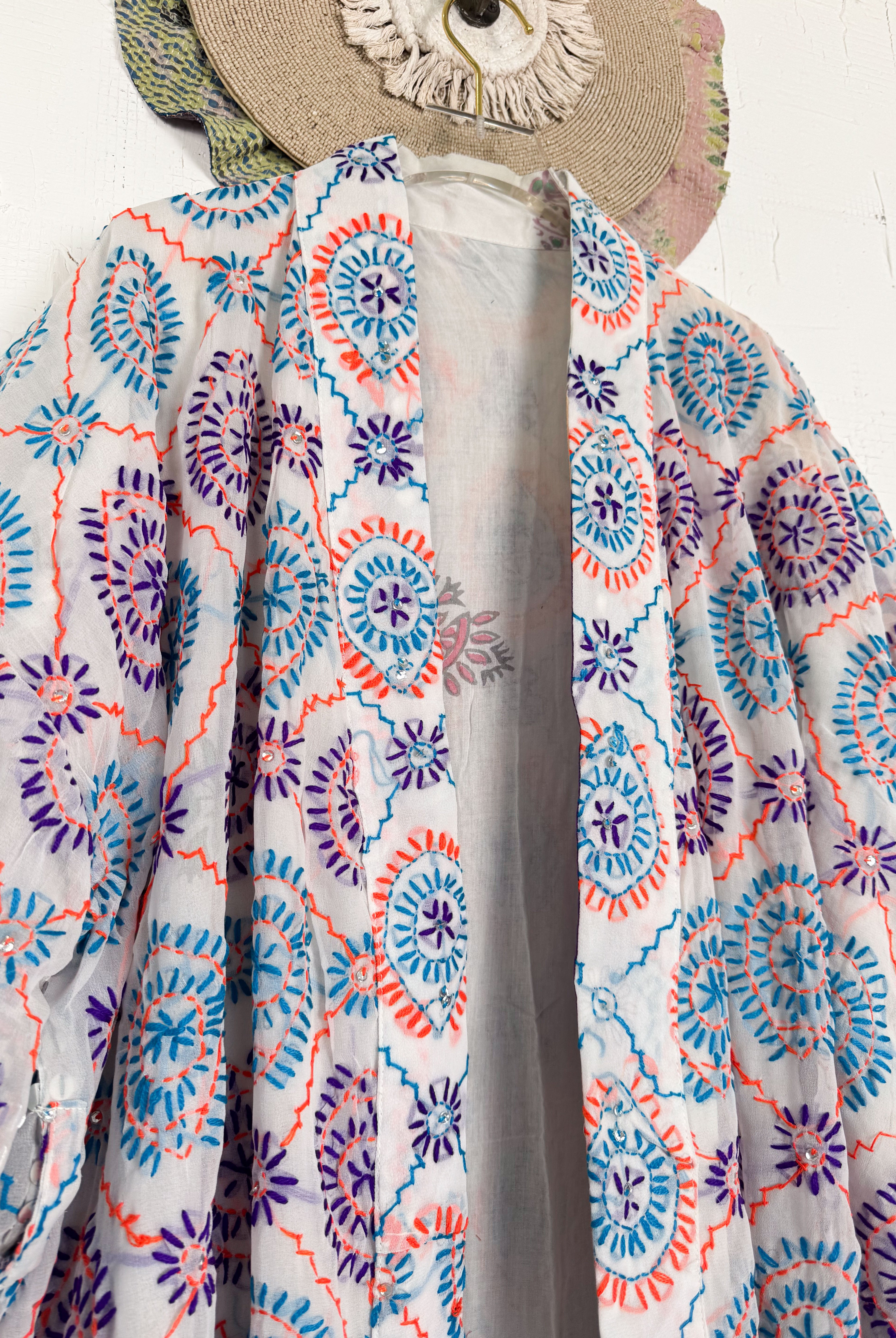 Long kimono robe - Love Protect Sustain