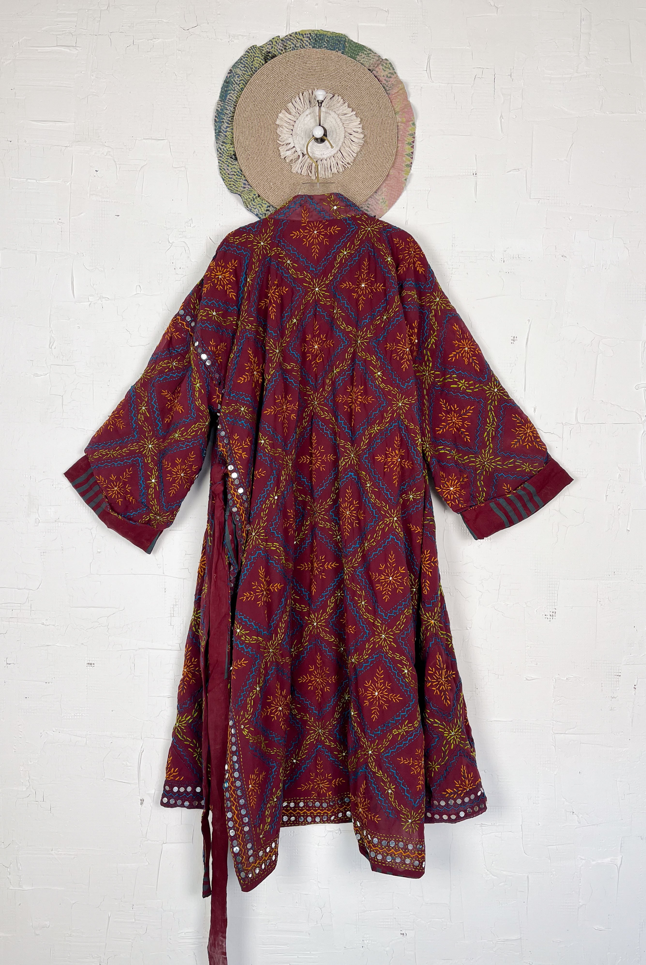 Long kimono robe - Love Protect Sustain