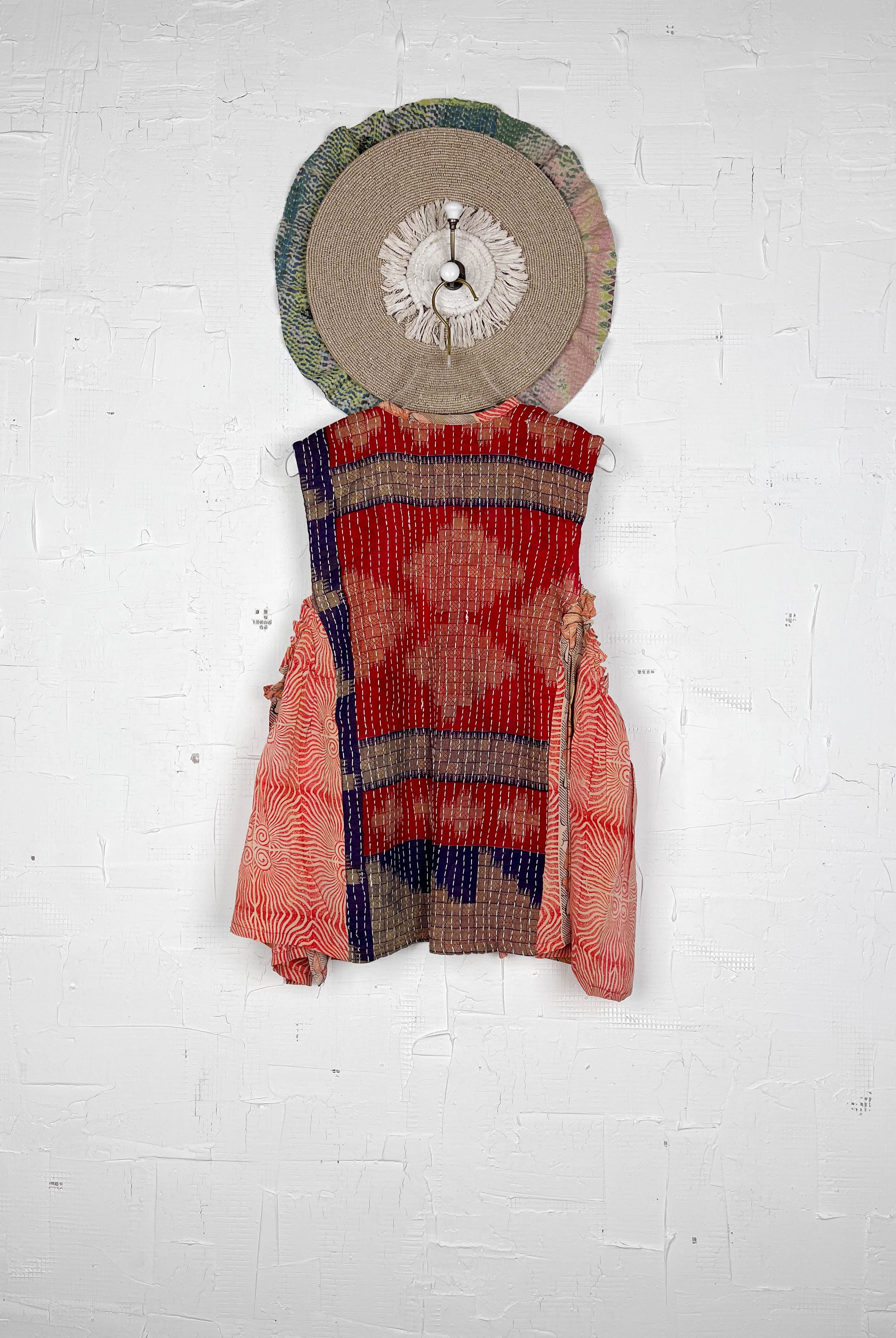 Loose fit silk kantha top - Love Protect Sustain