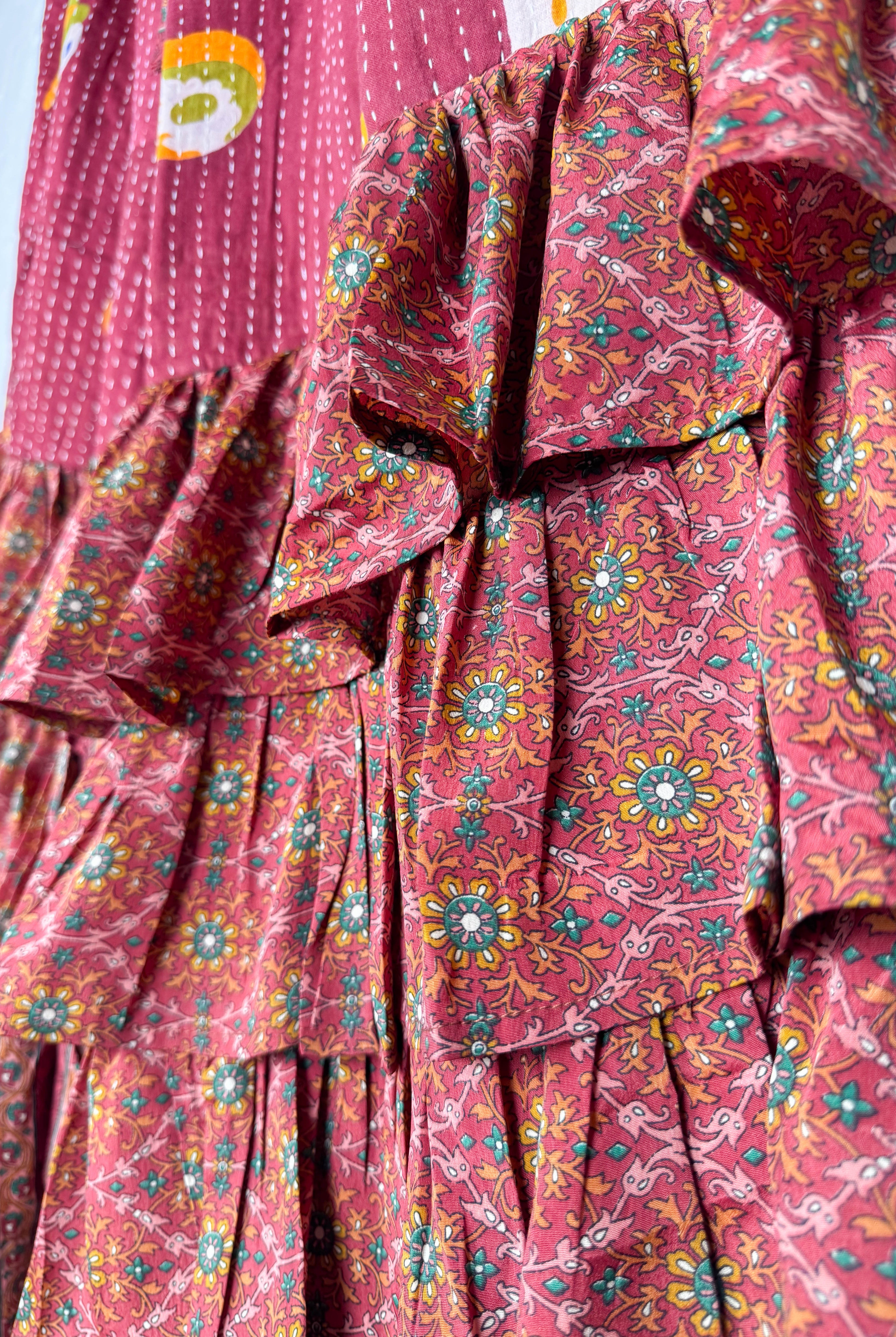 Maroon Summer pants - Love Protect Sustain