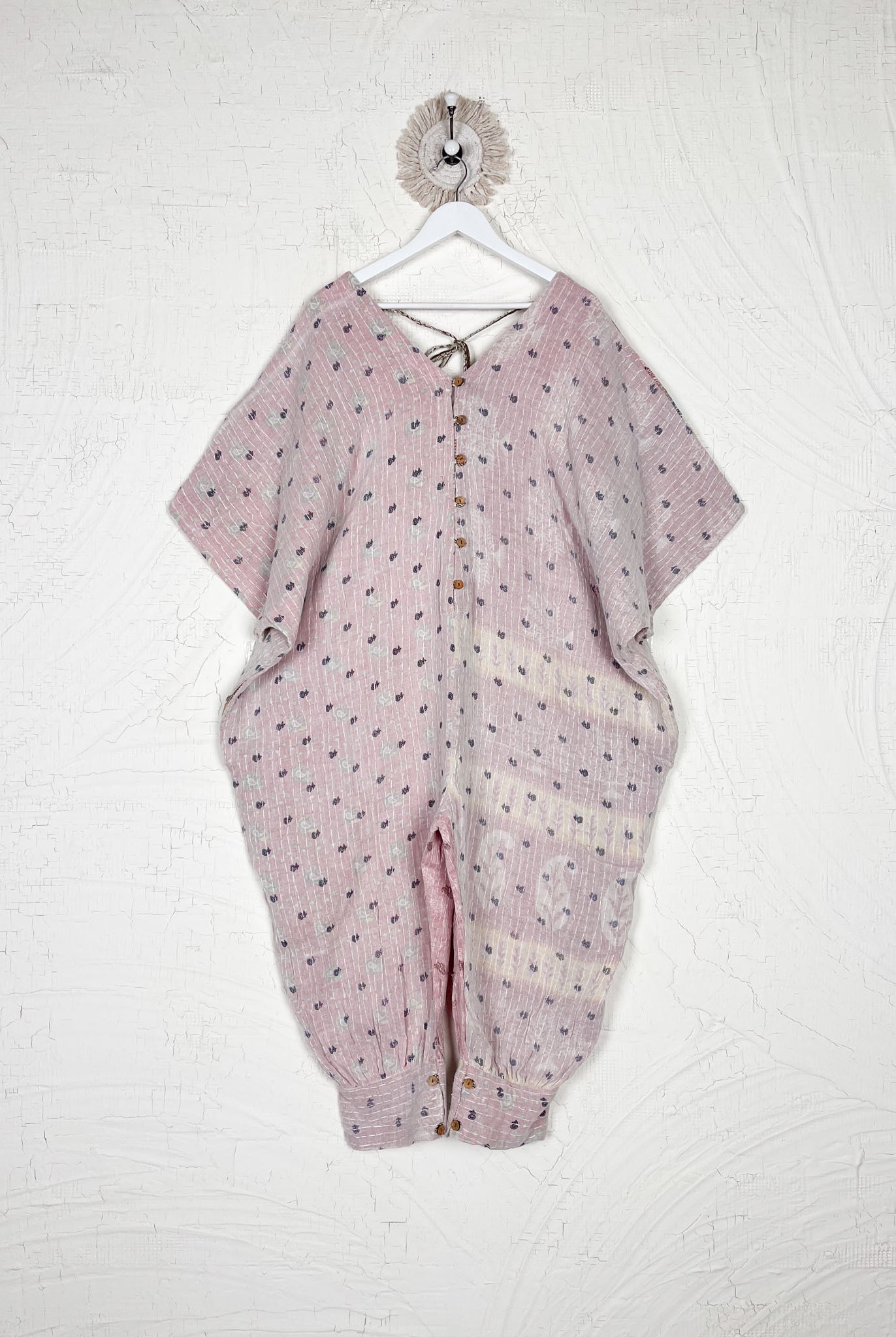 Maternity friendly Kantha one size jumper - Love Protect Sustain