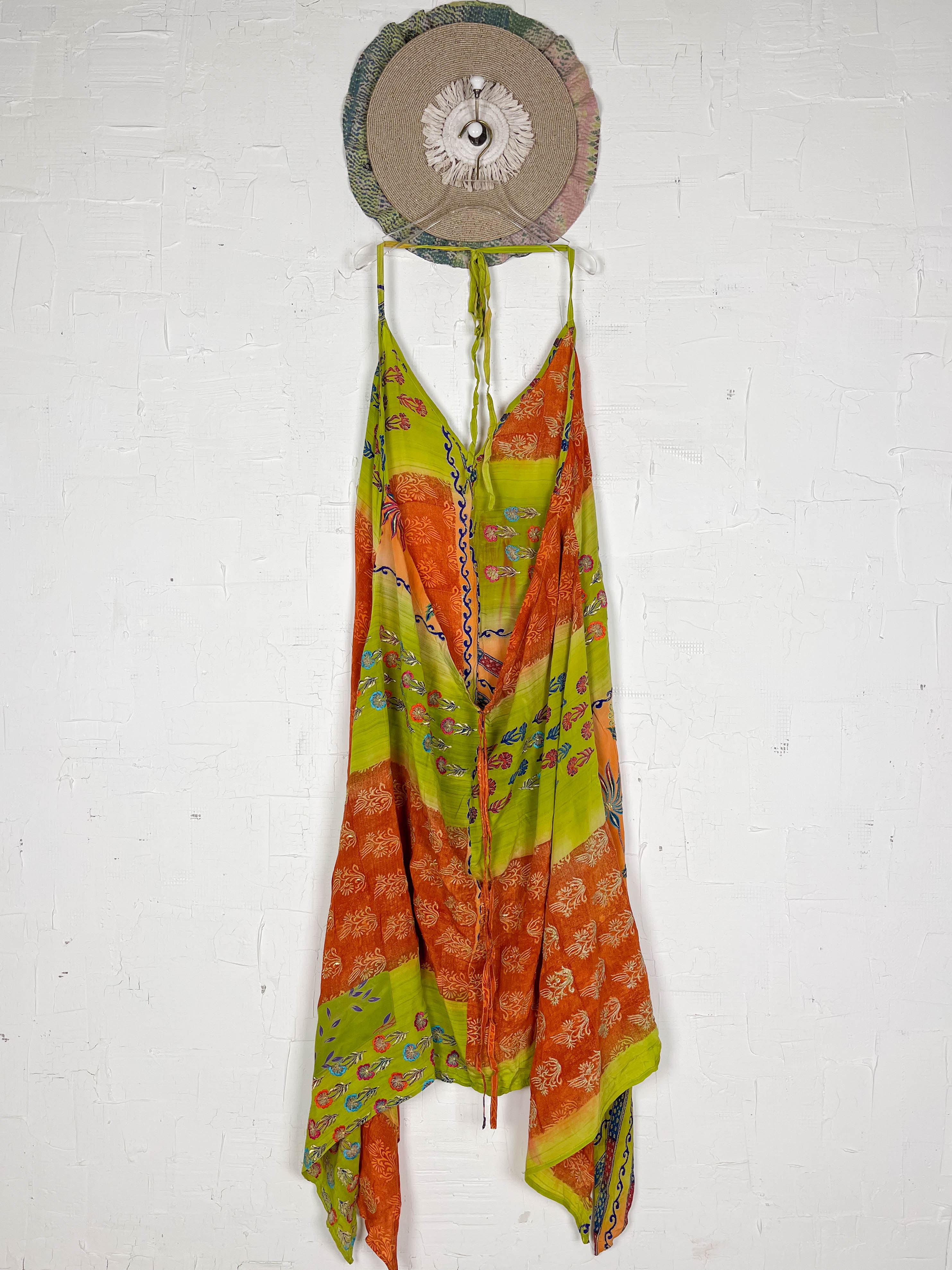 Maxi silk dress - Love Protect Sustain