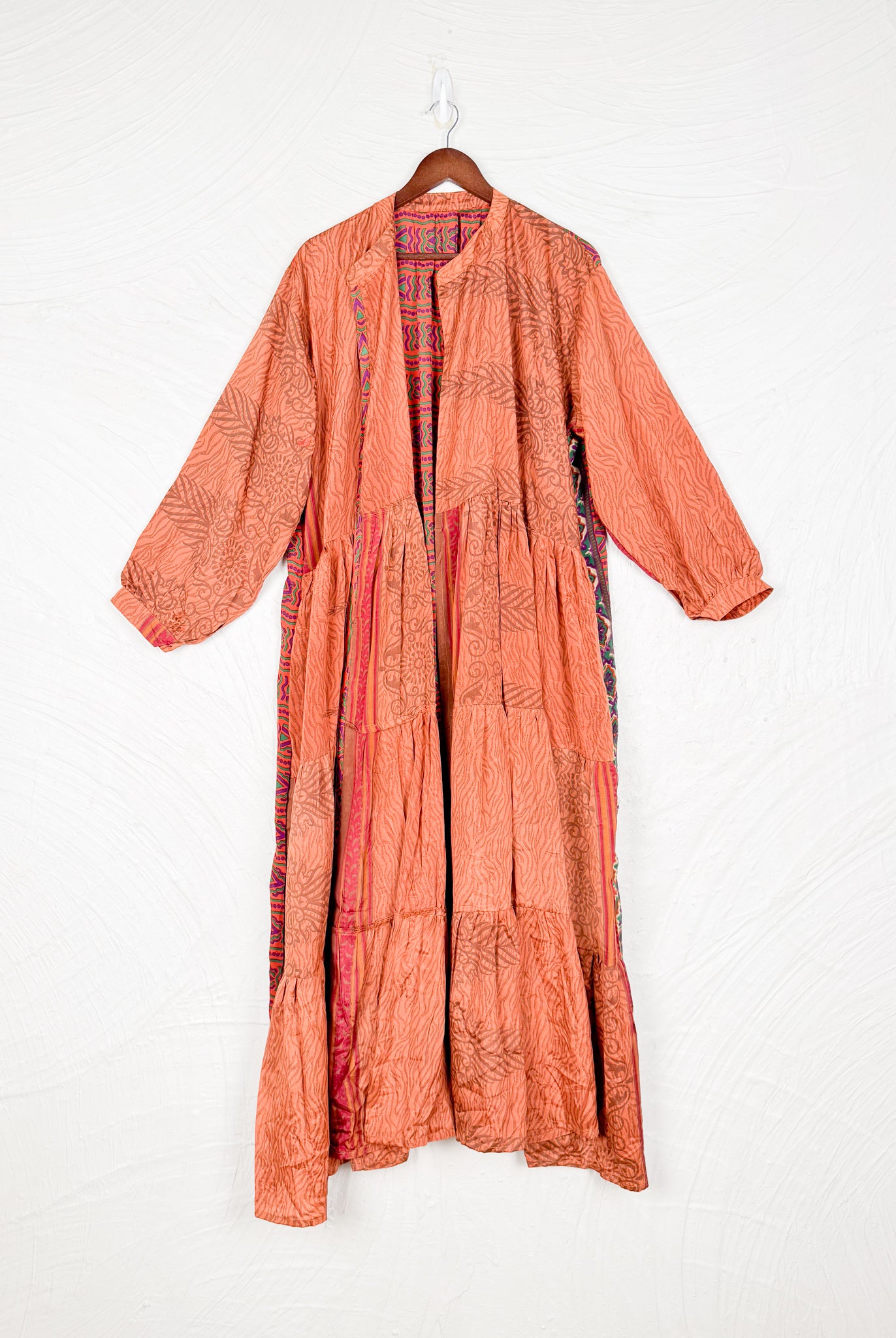 Maxi silk dress - Love Protect Sustain